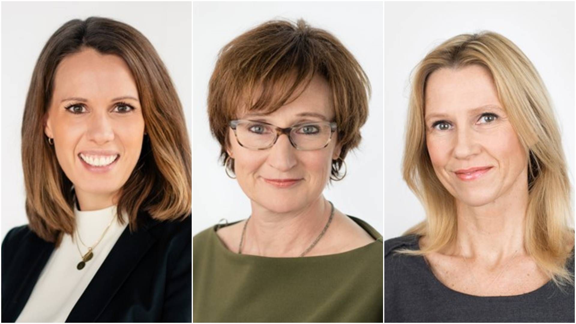 Partnerne Siri Falch-Olsen, Tone Kaarbø og Anne Gro Enger er tre av advokatene i Ræder som skal bistå Smart Innovation Norway. | Foto: Advokatfirmaet Ræder