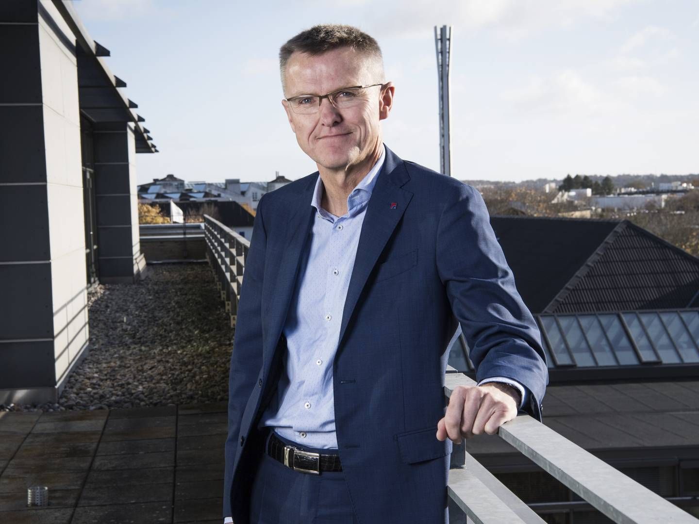 Spar Nord-topchef Lasse Nyby forventer ikke, at banken kommer til at købe flere mindre aktieposter i konkurrerende banker. | Foto: Gregers Tycho/ERH