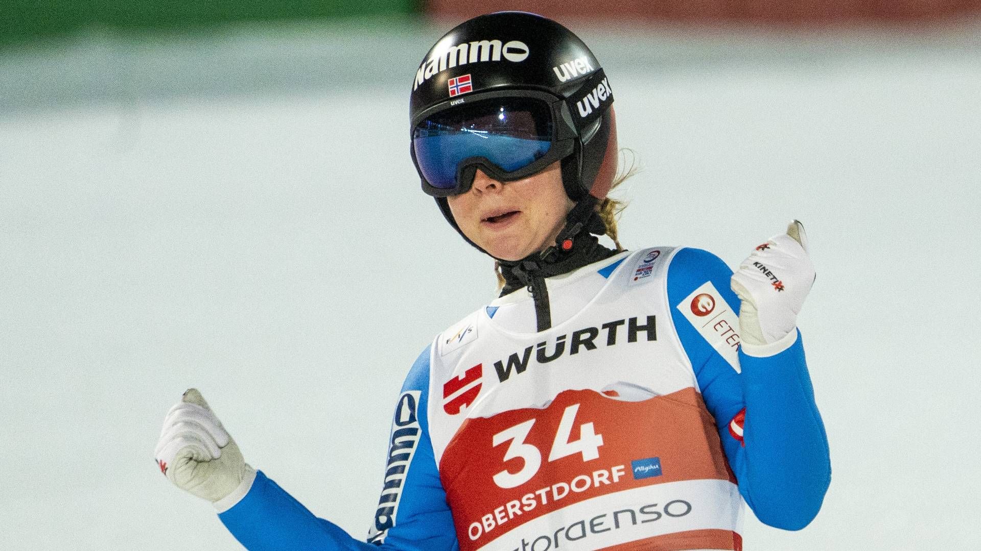 Maren Lundby under VM på ski i Oberstdorf i 2021. | Foto: Terje Pedersen/NTB