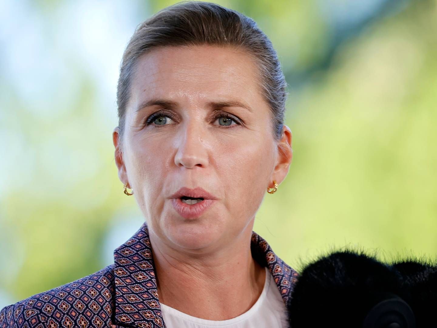 Statsminister Mette Frederiksen (S) har indkaldt til pressemøde om energisituationen. | Foto: Jens Dresling/Ritzau Scanpix