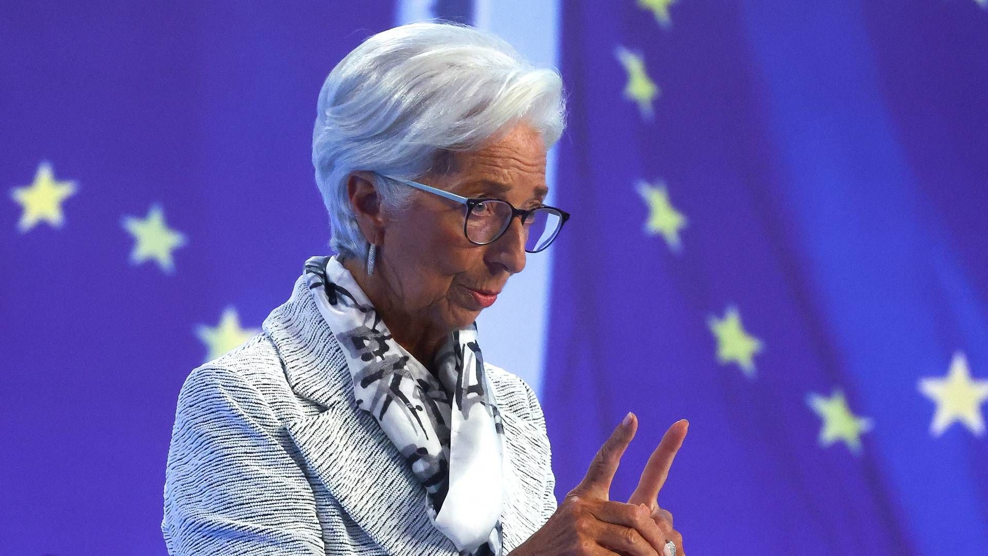 ECB's øverste chef, Christine Lagarde, varslede torsdag, at yderligere rentestigninger kan være en realitiet ved de næste mange rentemøder. | Foto: Kai Pfaffenbach/Reuters/Ritzau Scanpix