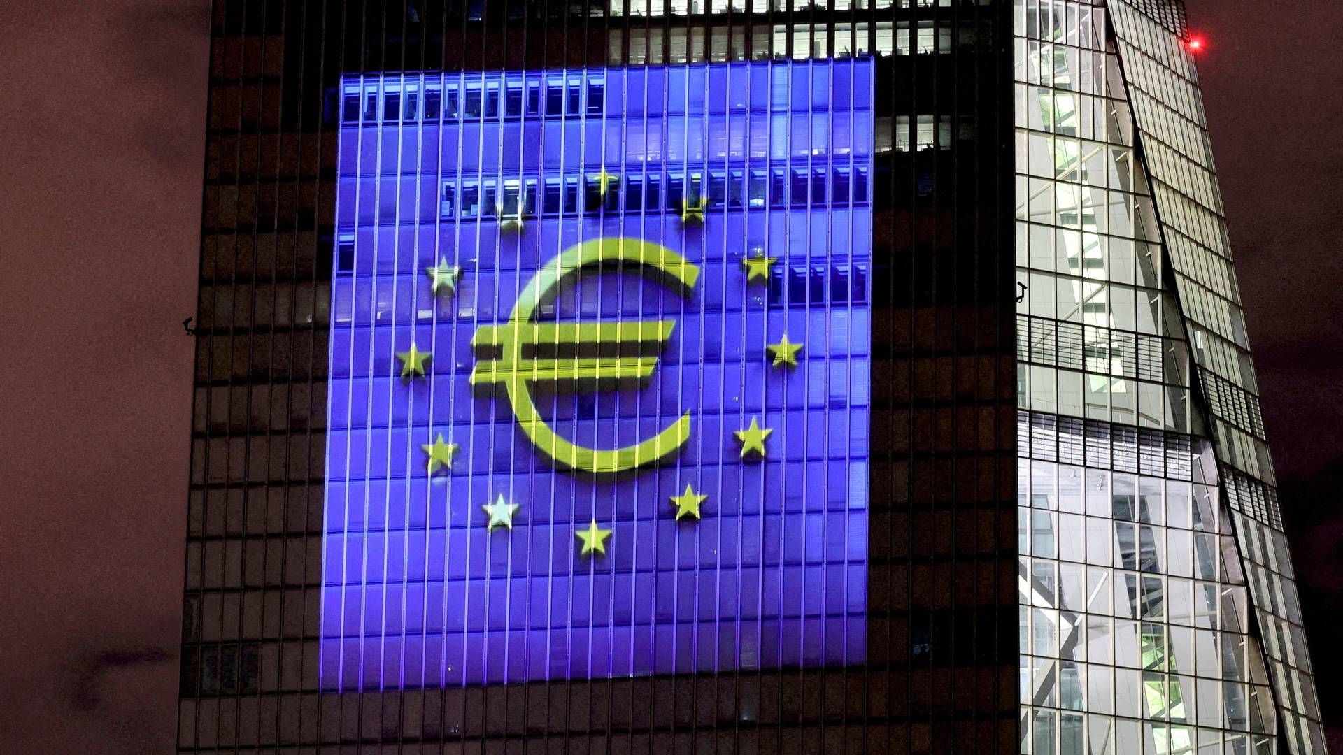 ECB sendte torsdag renten med 75 basispoint til 0,75 pct. | Foto: Wolfgang Rattay/Reuters/Ritzau Scanpix