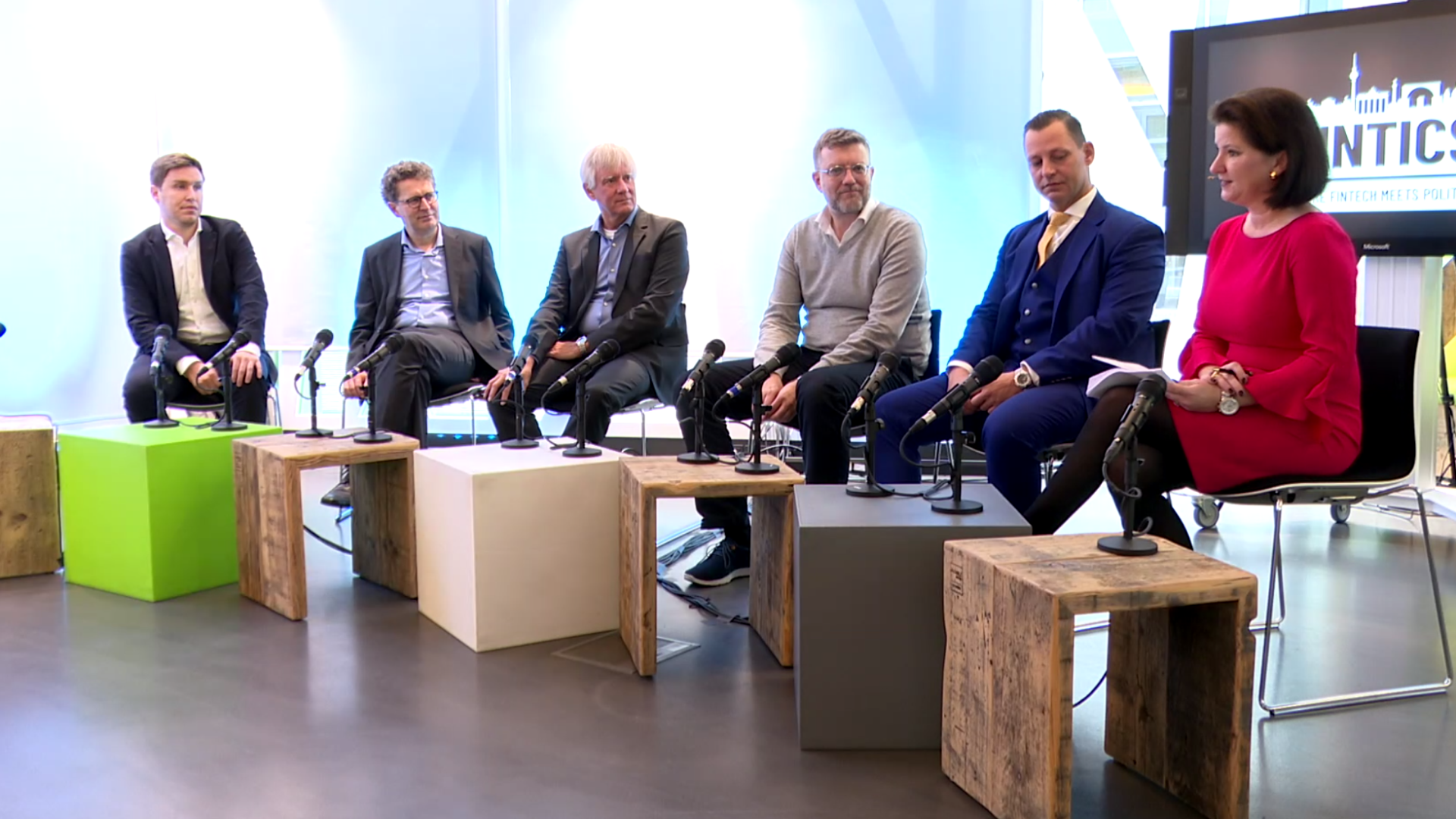 Esra Limbacher, Matthias Koehler, Dirk Schiereck, Tim Thabe, Björn Kombächer und Jessica Schwarzer (von links) | Foto: Screenshot: Anja Hall