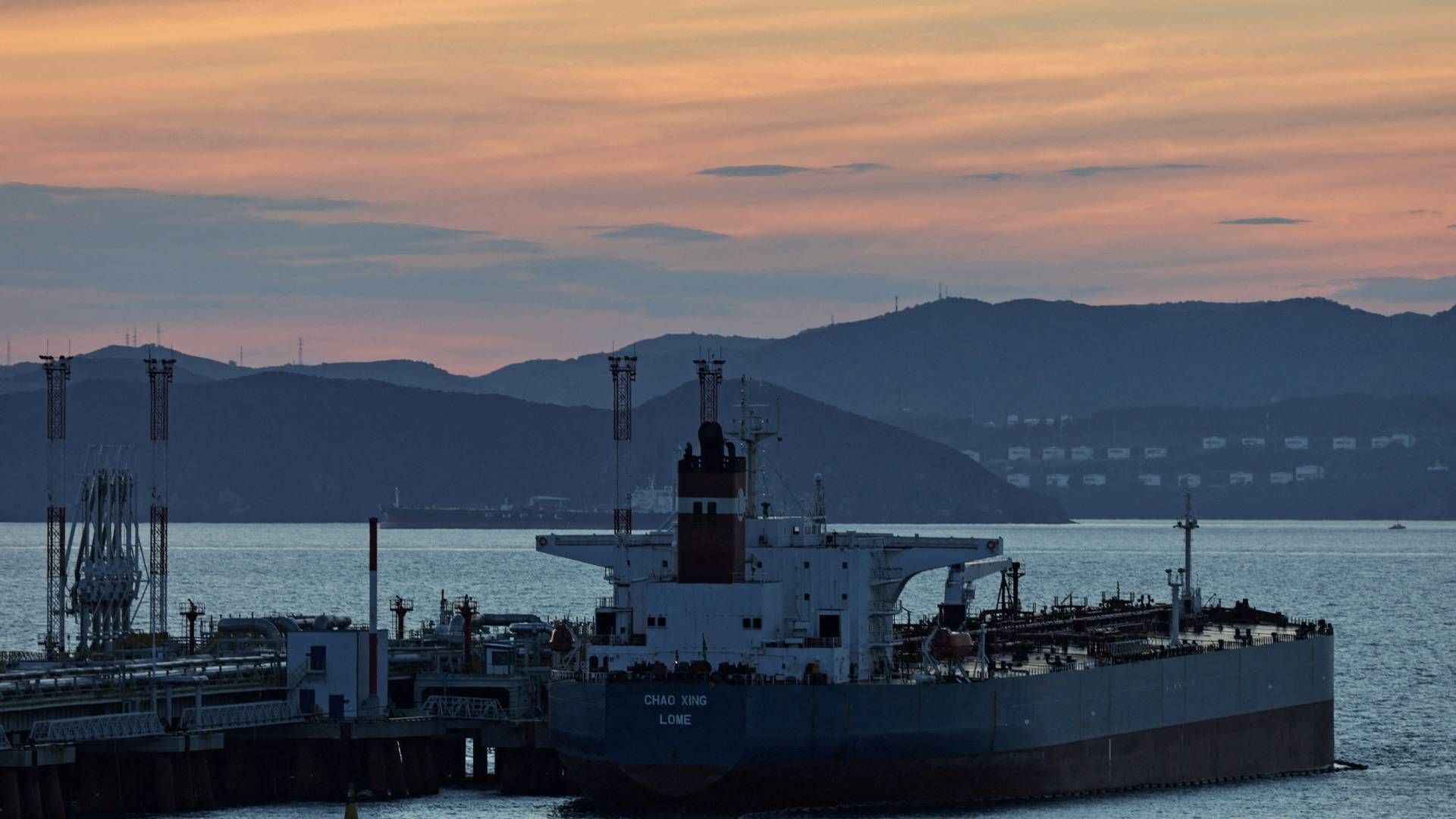 A Chao Xing tanker at oil terminal Kozmino in Nakhodka Bay, Russia. | Photo: Tatiana Meel/Reuters/Ritzau Scanpix