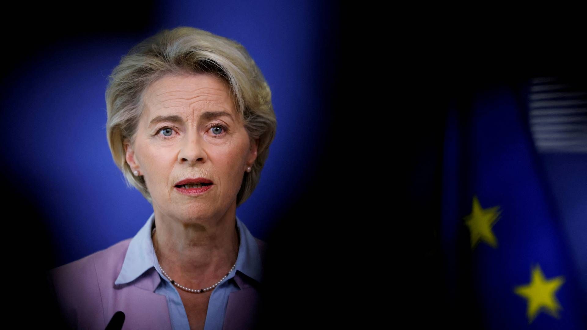 EU-Kommissionsformand Ursula von der Leyen er klar med en tre-strenget energiplan. | Foto: JOHANNA GERON/REUTERS / X07006