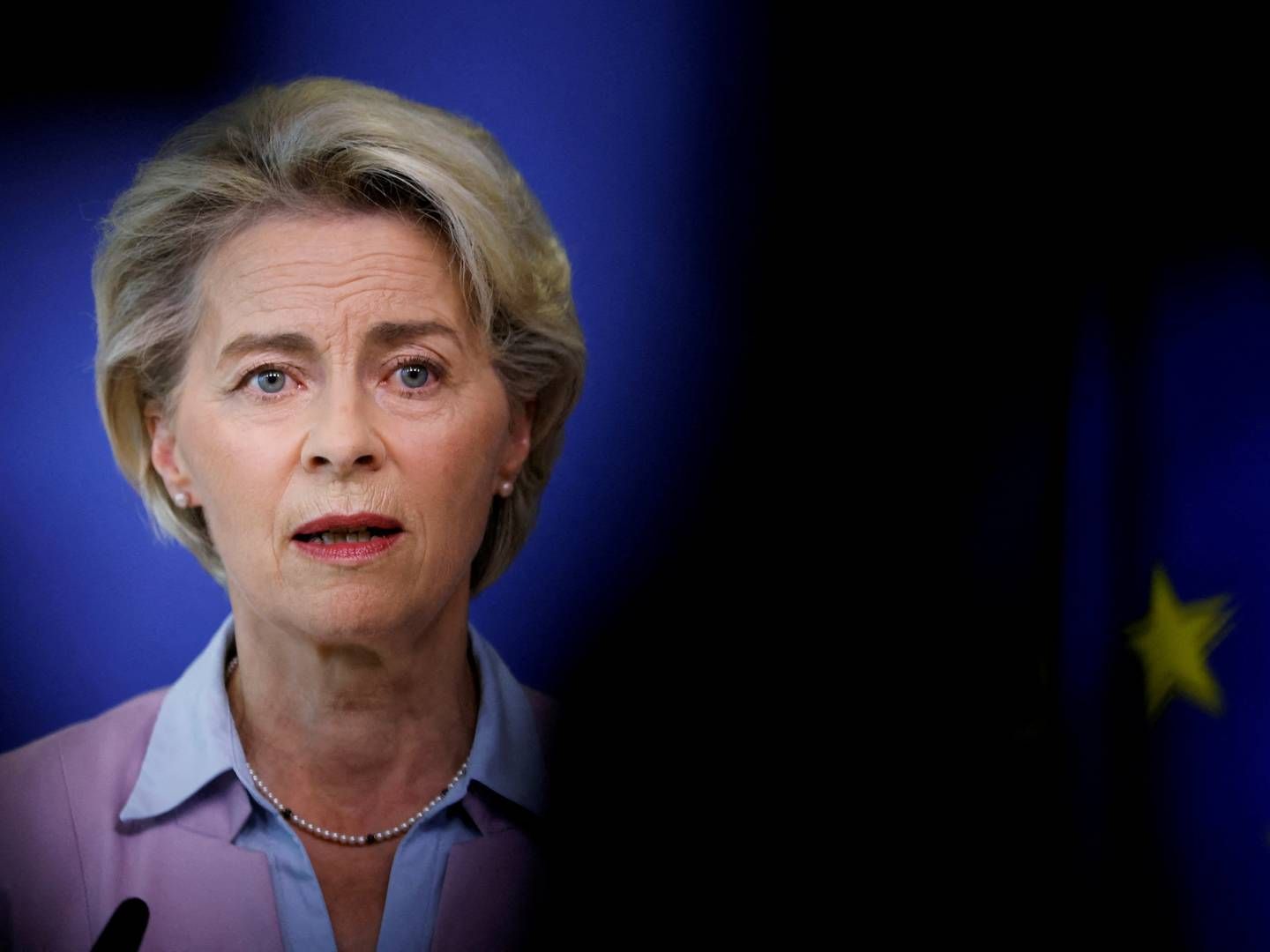 EU-Kommissionsformand Ursula von der Leyen er klar med en tre-strenget energiplan. | Foto: JOHANNA GERON/REUTERS / X07006
