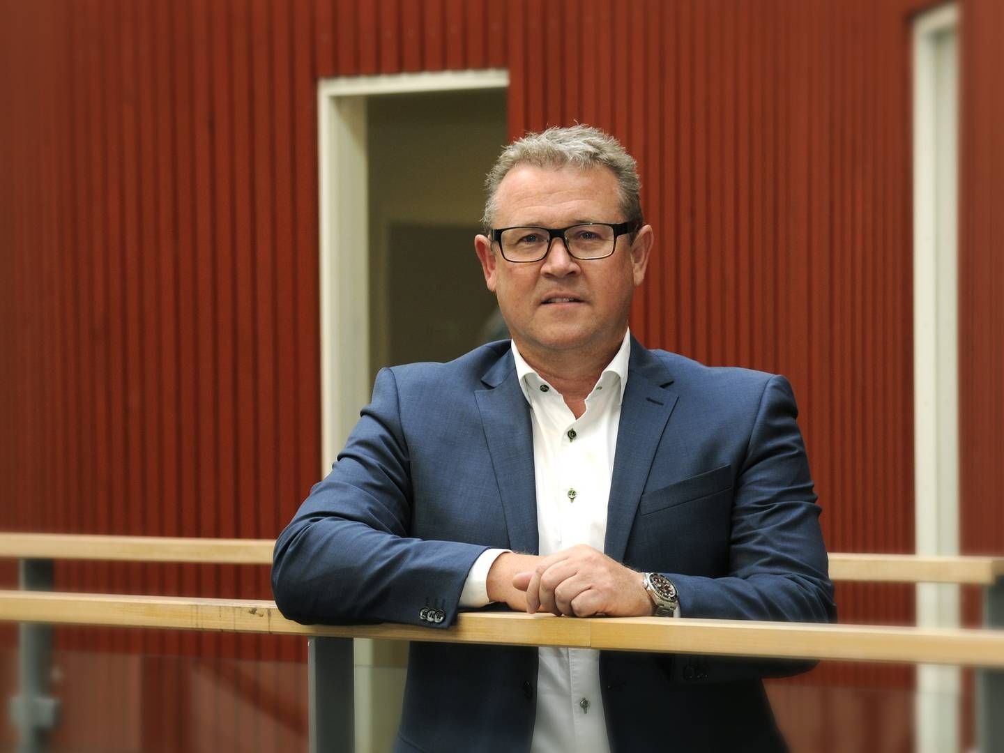 Frank Abel, adm. direktør i Sønderjysk Forsikring, er godt tilfreds med halvårets forsikringstekniske resultat. | Foto: PR