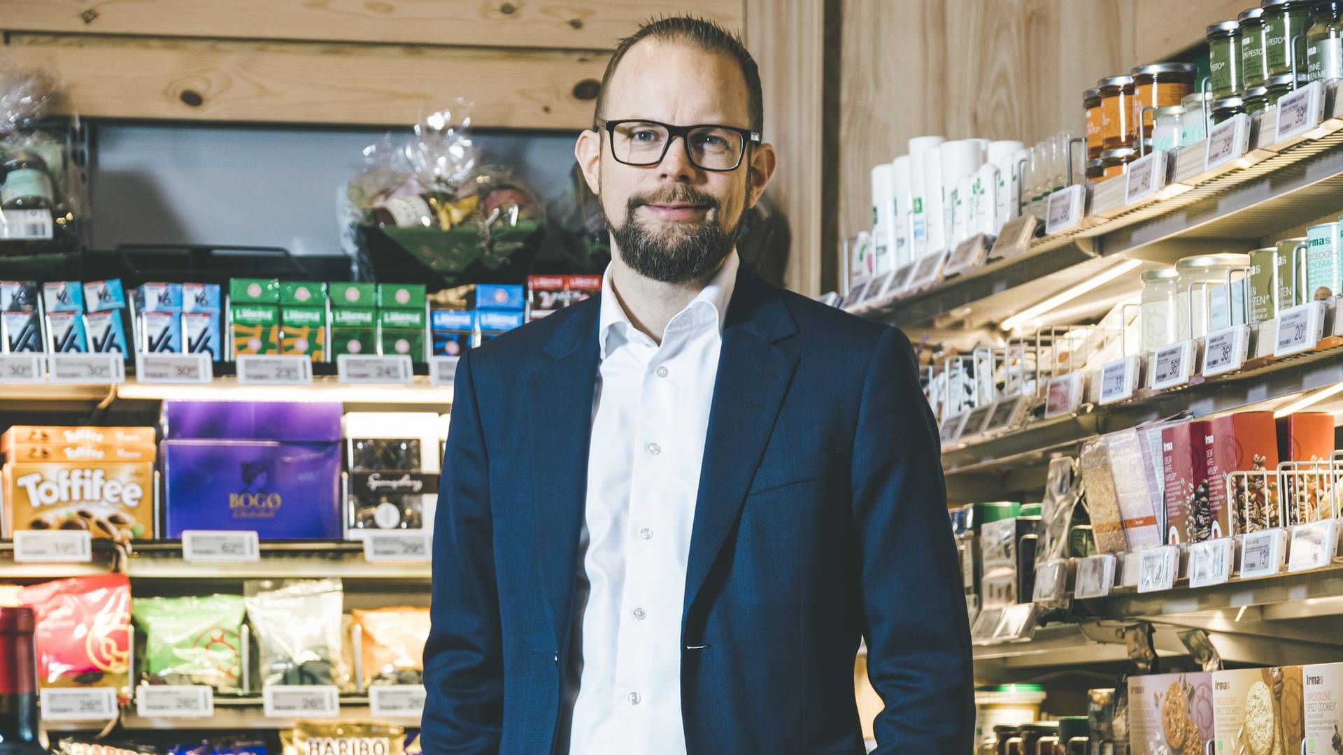 Kræn Østergaard Nielsen er adm. direktør i Coop, der sammenlagt har mere end 1.000 dagligvarebutikker i Danmark. | Foto: Christian Als/Coop/PR