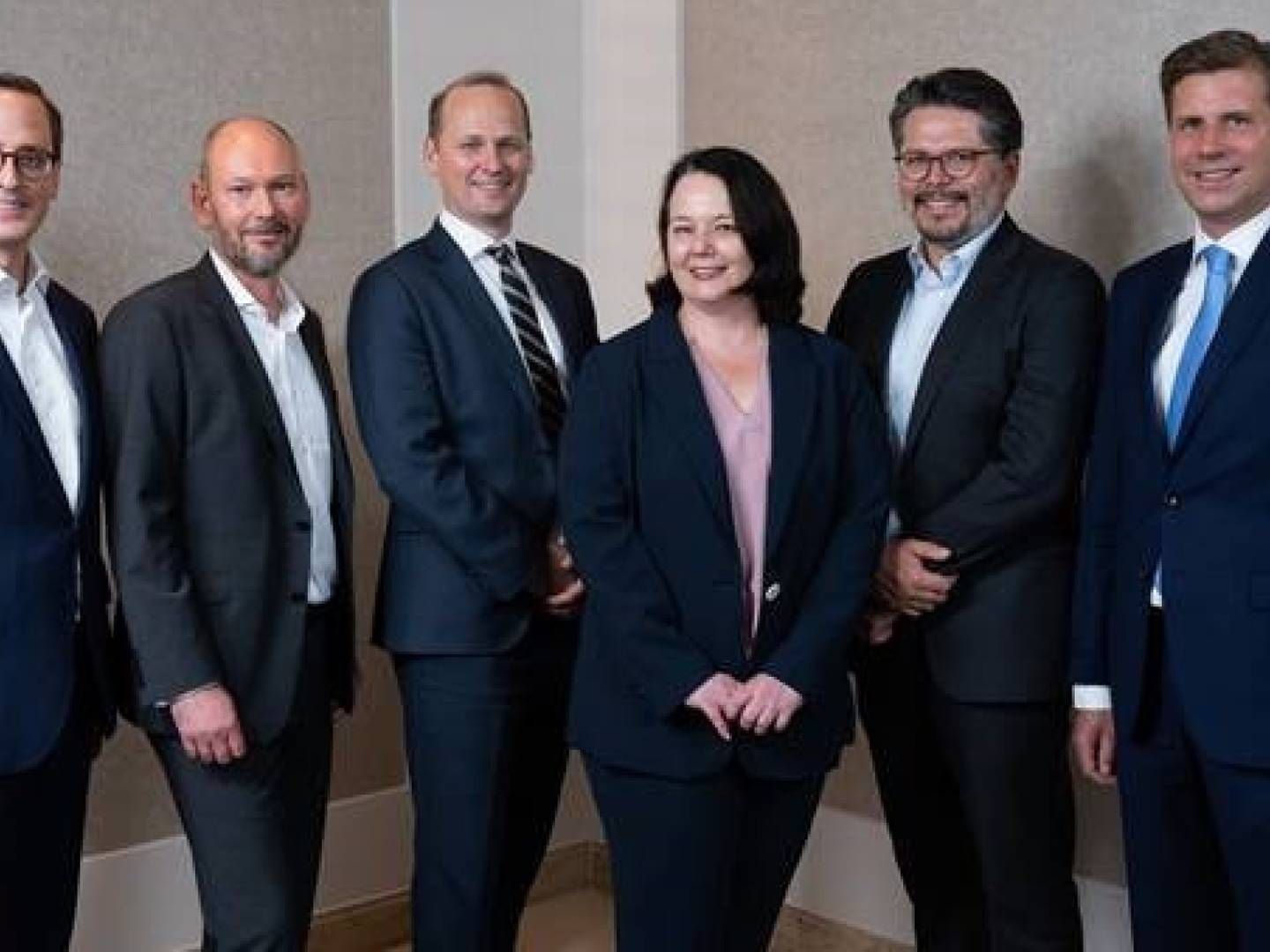 Der komplette Vorstand (v.l.n.r.): Christian Vollmuth, Jan Krüger, Peter Bösenberg, Christine Romar, Markus Bärenfänger, Henning Bergmann.