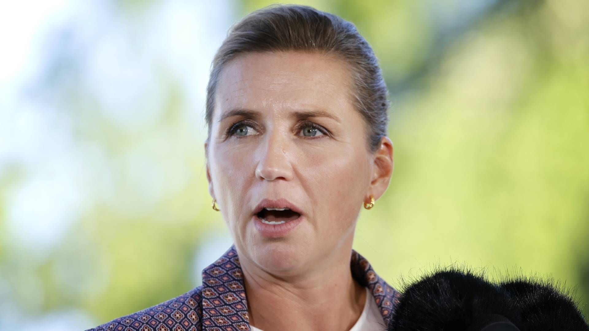 Mette Frederiksen holder pressemøde kl. 13. | Foto: Jens Dresling