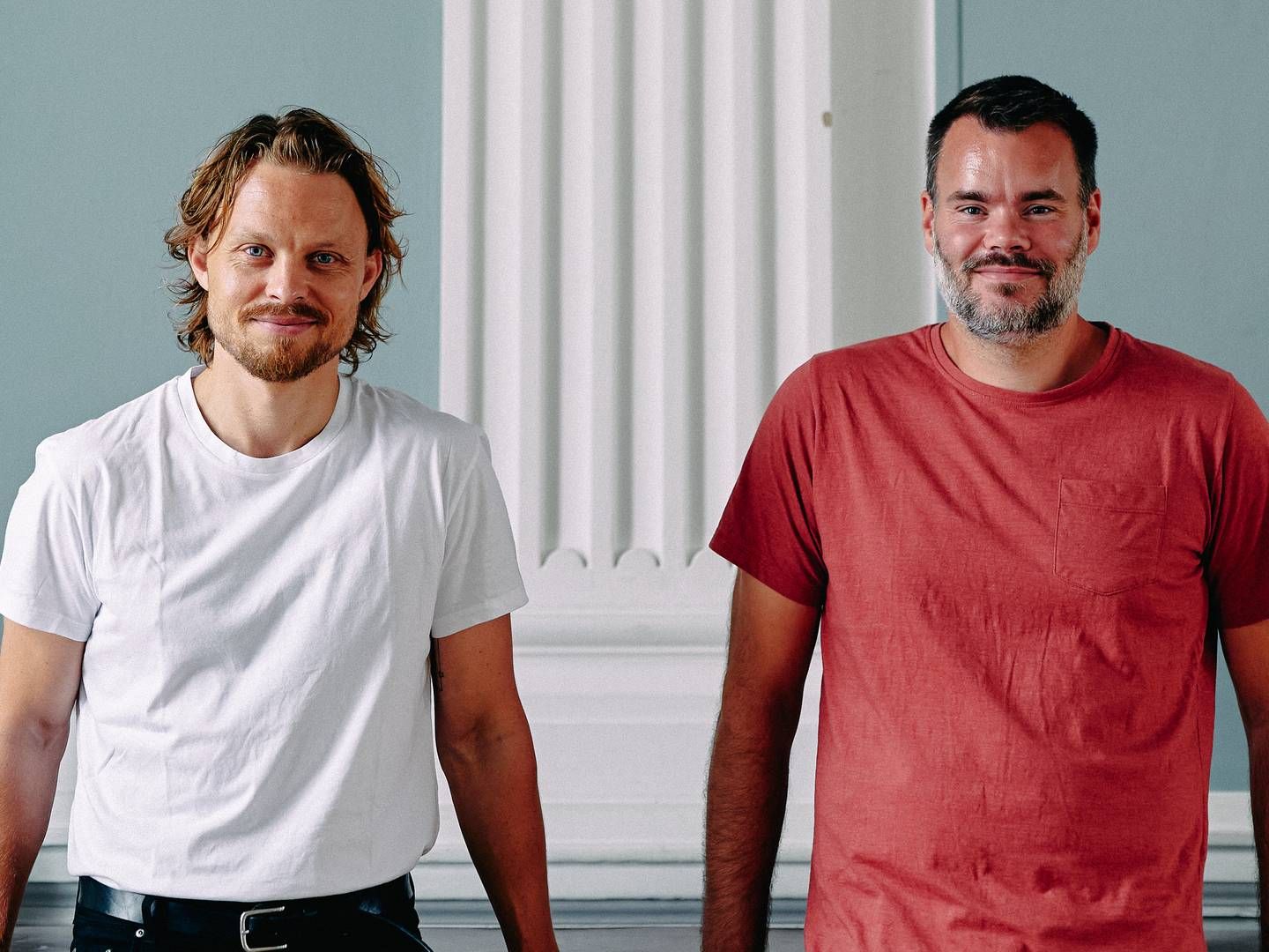 Søren Nørgaard (tv.) og Kristian Kongsted, stiftere af Teamway, får nu selskab af tidl. investor Henrik Møller Kristensen, der bliver ny COO. | Foto: Teamway / PR