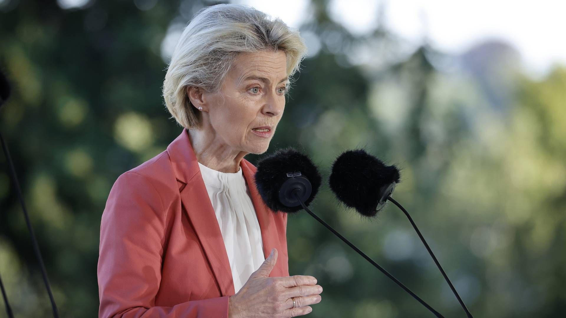 EU-Kommissionens formand, Ursula von der Leyen, har lanceret et stort energitiltag, der skal afbøde konsekvenserne af høje energipriser. | Foto: Jens Dresling