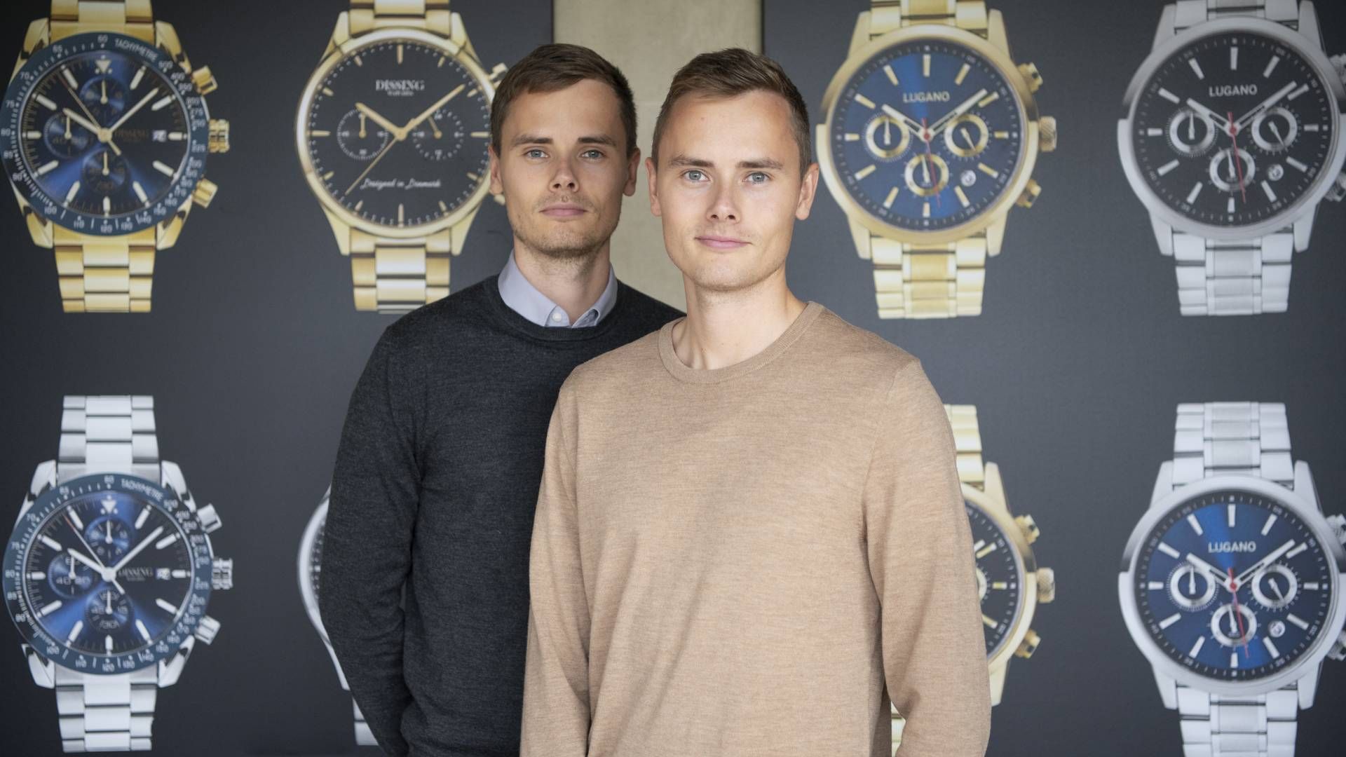 Tvillingerne Mikkel (t.h.) og Kasper (t.v.) Dissing fik i 2020 en investering gennem DR-programmet "Løvens Hule". Brandet Ditur udvider nu med et nyt forretningsområde. | Foto: Stine Rasmussen/JPA