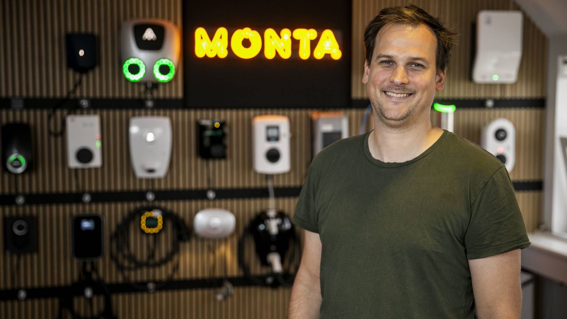 Casper Rasmussen, medstifter og direktør i den danske techvirksomhed Monta, der leverer software til ladestandere | Foto: Monta / PR