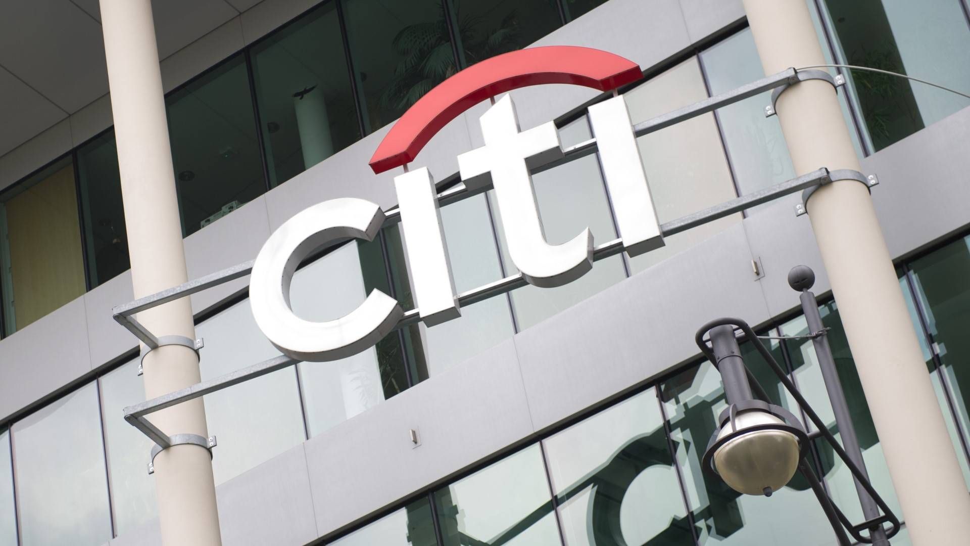 Logo von Citi am Bürogebäude in Frankfurt. | Foto: picture alliance / Jan Haas