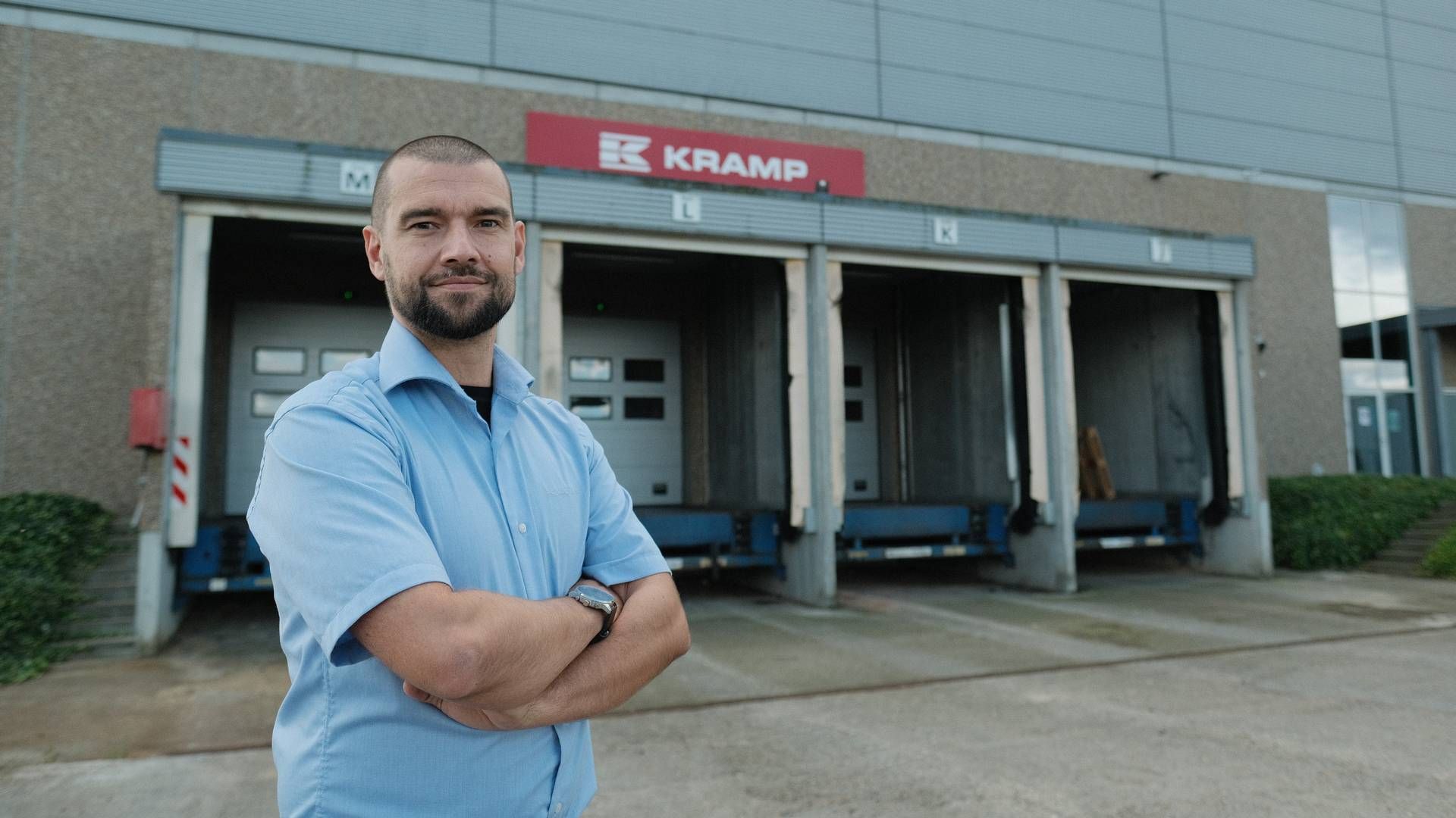 Jesper Hilligsøe Paulsen, der er salgschef i Kramp Danmark, kom til virksomheden for cirka to år siden.