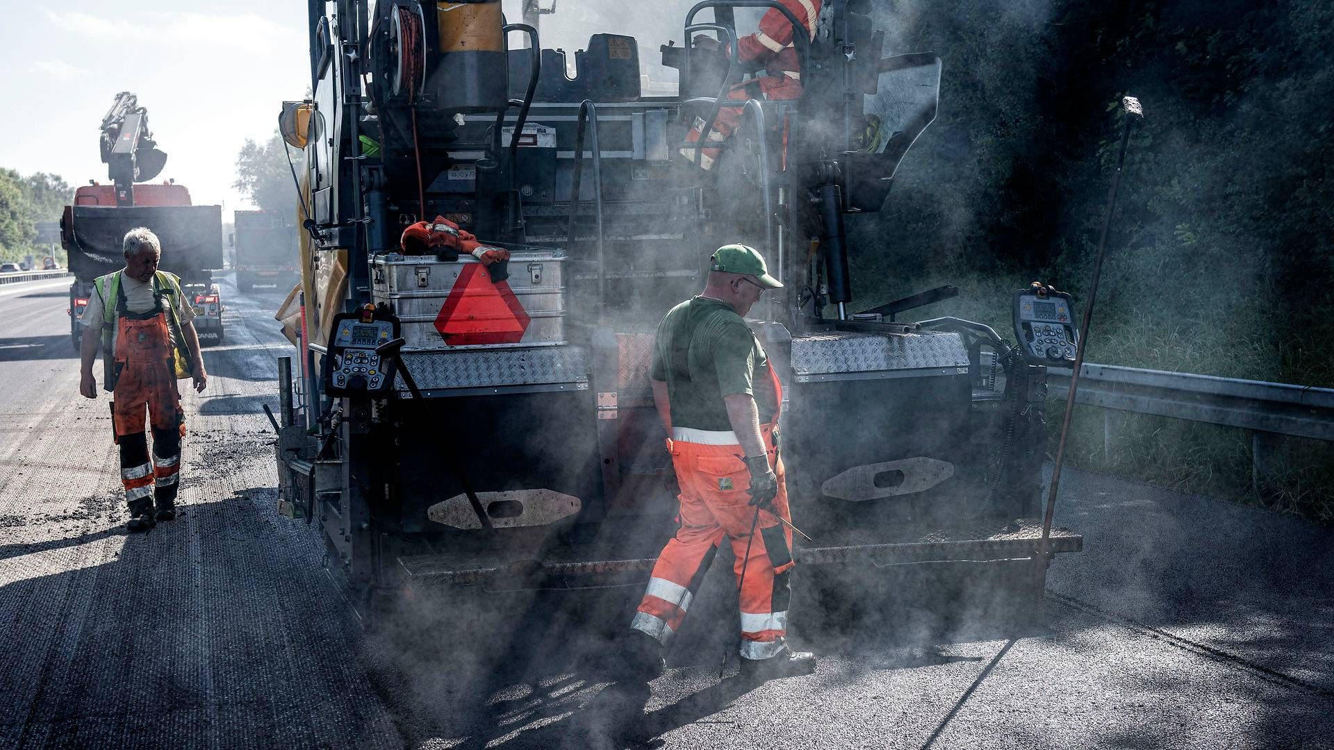 Asfaltbranchen er i øjeblikket kastet ud i usikkerhed. | Foto: Casper Dalhoff/Ritzau Scanpix