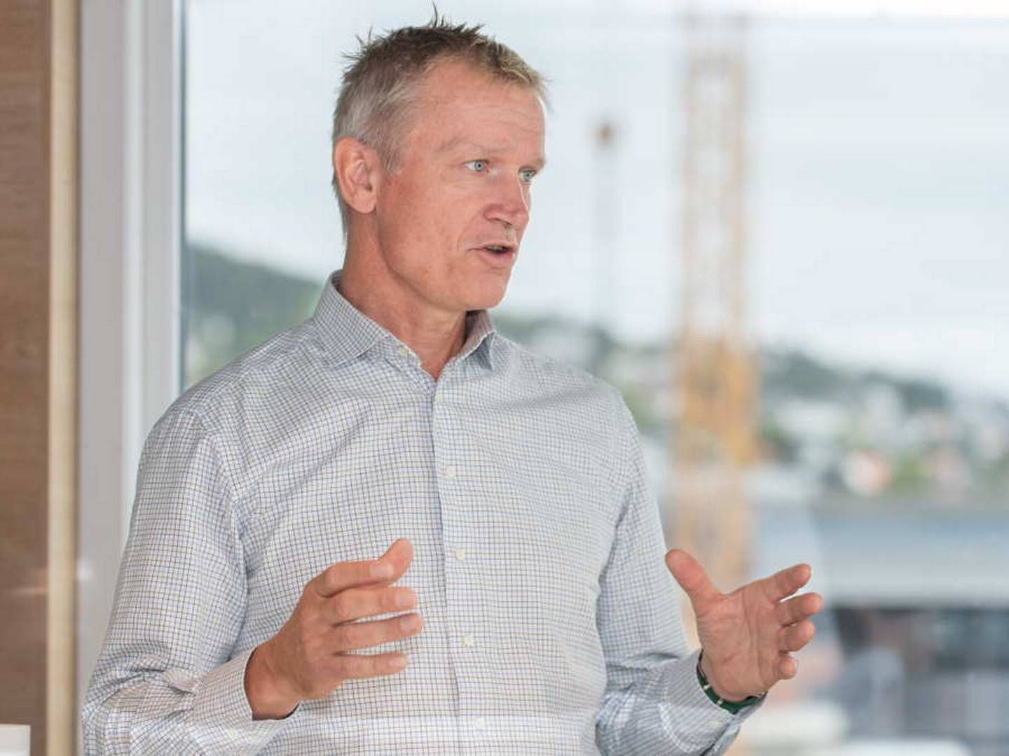 EIER EN KVAR MILLION KVADRATMETER: Øystein Throup i Avantor står for en stor del av utbyggingen i Nydalen. | Foto: Vidar Sandnes/EiendomsWatch