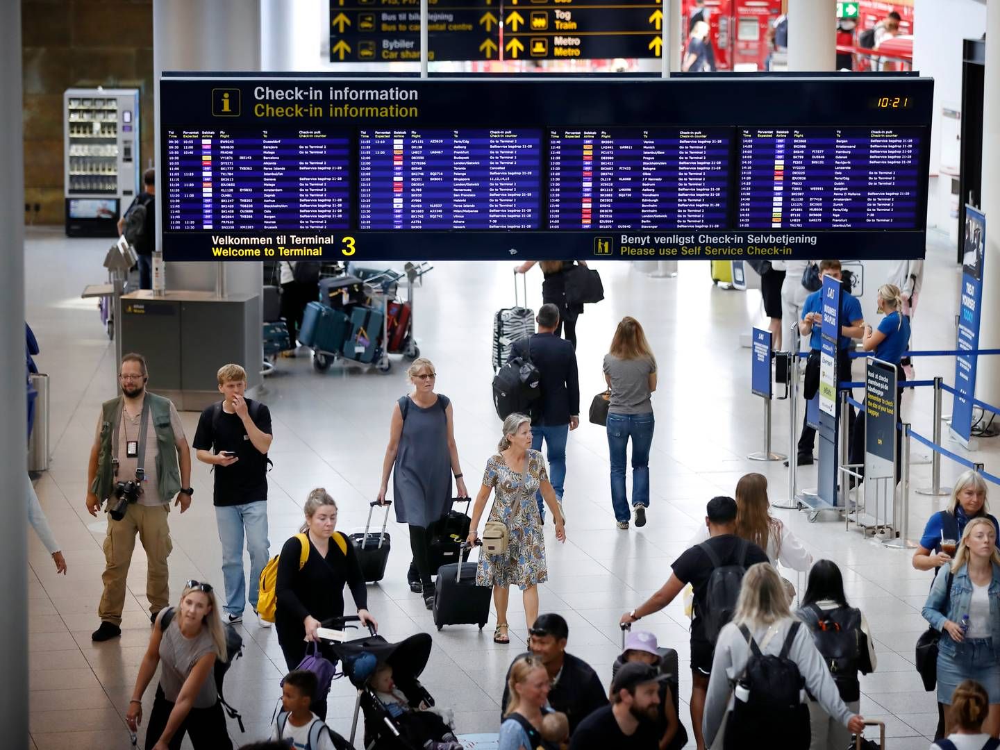 Det var blandt andet flyrejser, som var mål for debat om reklameforbud. | Foto: Jens Dresling/Ritzau Scanpix