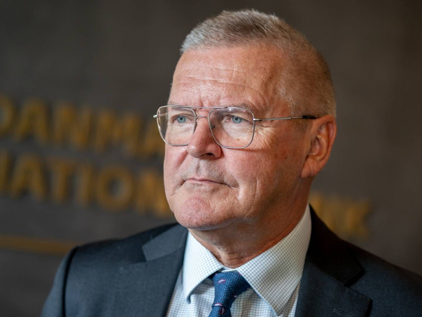 Lars Rohde forestod onsdag formiddag et af sine sidste pressemøder i rollen som nationalbankdirektør. | Foto: Ida Marie Odgaard