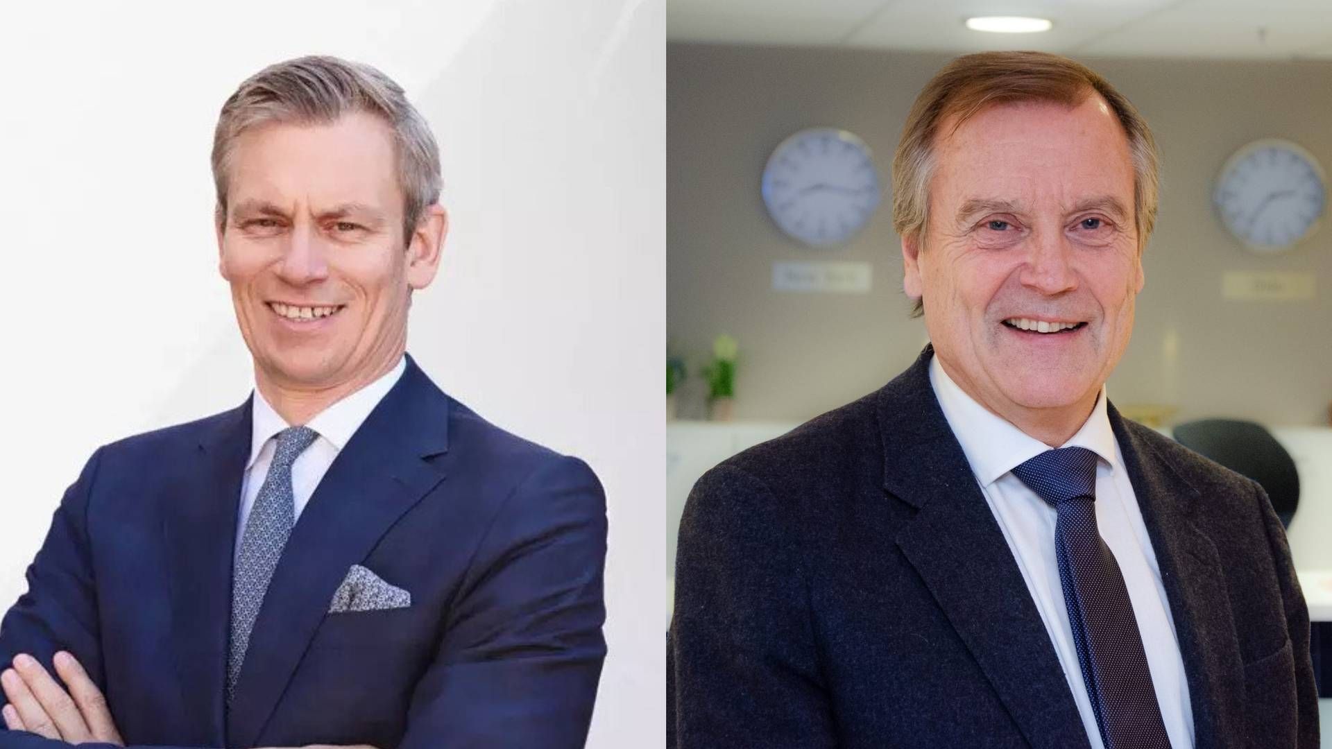 Daglig leder Audun L. Bollerud i Økland (t.v) og Helge A. Tryti i Advokatfirmaet Tryti. | Foto: Økland/Tryti