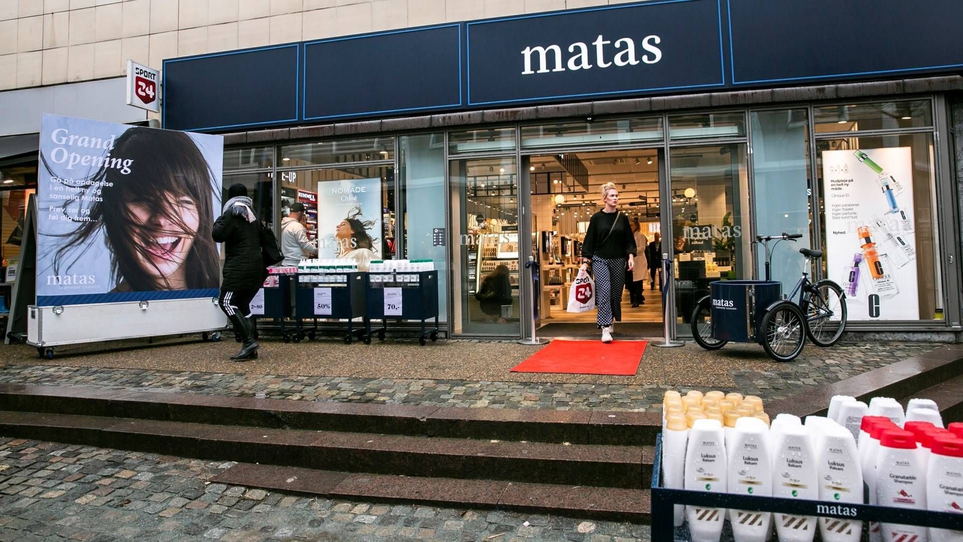 Matas vil bygge nyt logistikcenter for at øge onlinehandlen, der udgør knap 25 pct. af den samlede omsætning. | Foto: Matas/PR