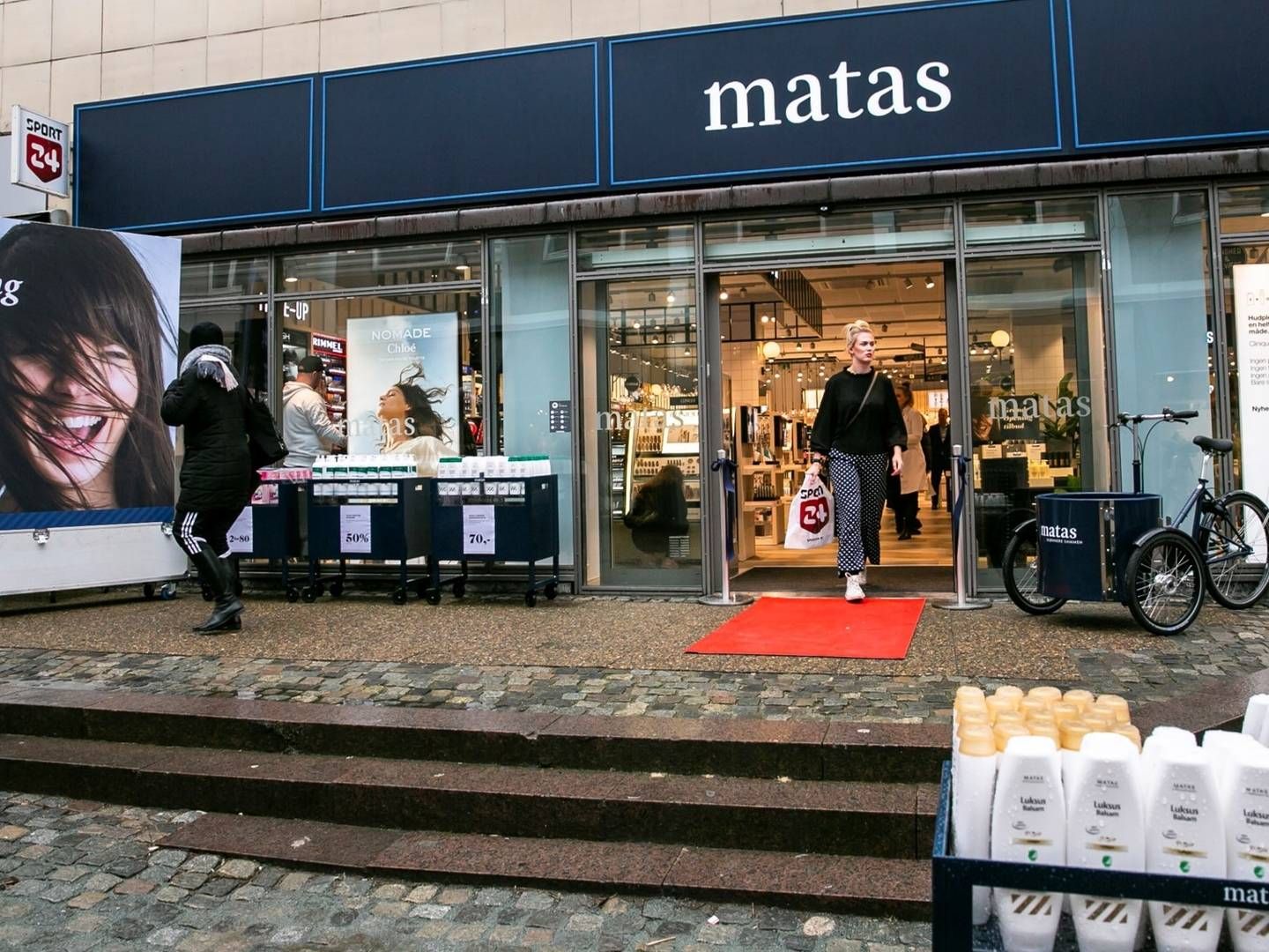 Matas vil bygge nyt logistikcenter for at øge onlinehandlen, der udgør knap 25 pct. af den samlede omsætning. | Foto: Matas/PR