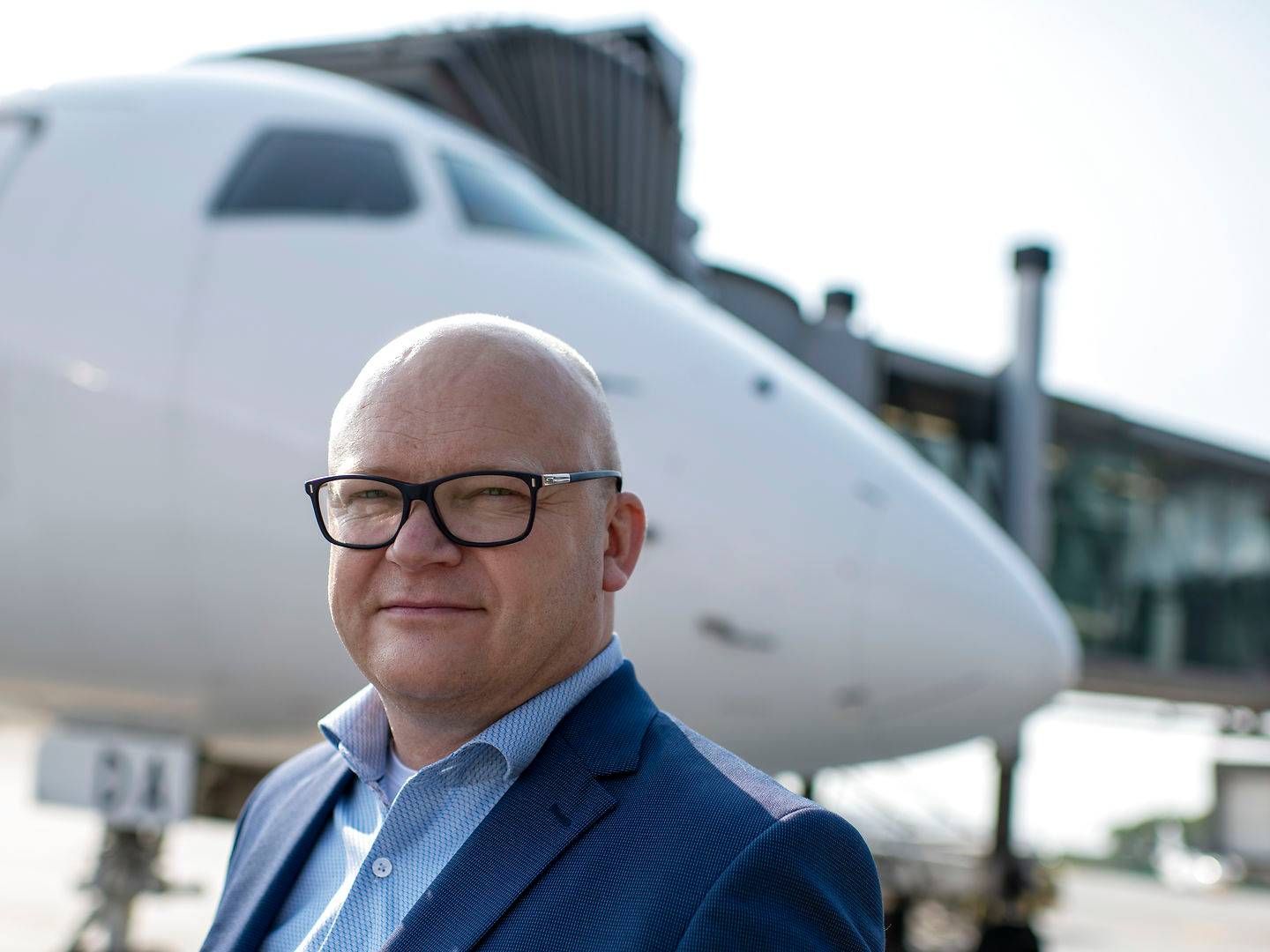 Jan Hessellund, adm. direktør for Billund Lufthavn. | Foto: Joachim Ladefoged/Ritzau Scanpix