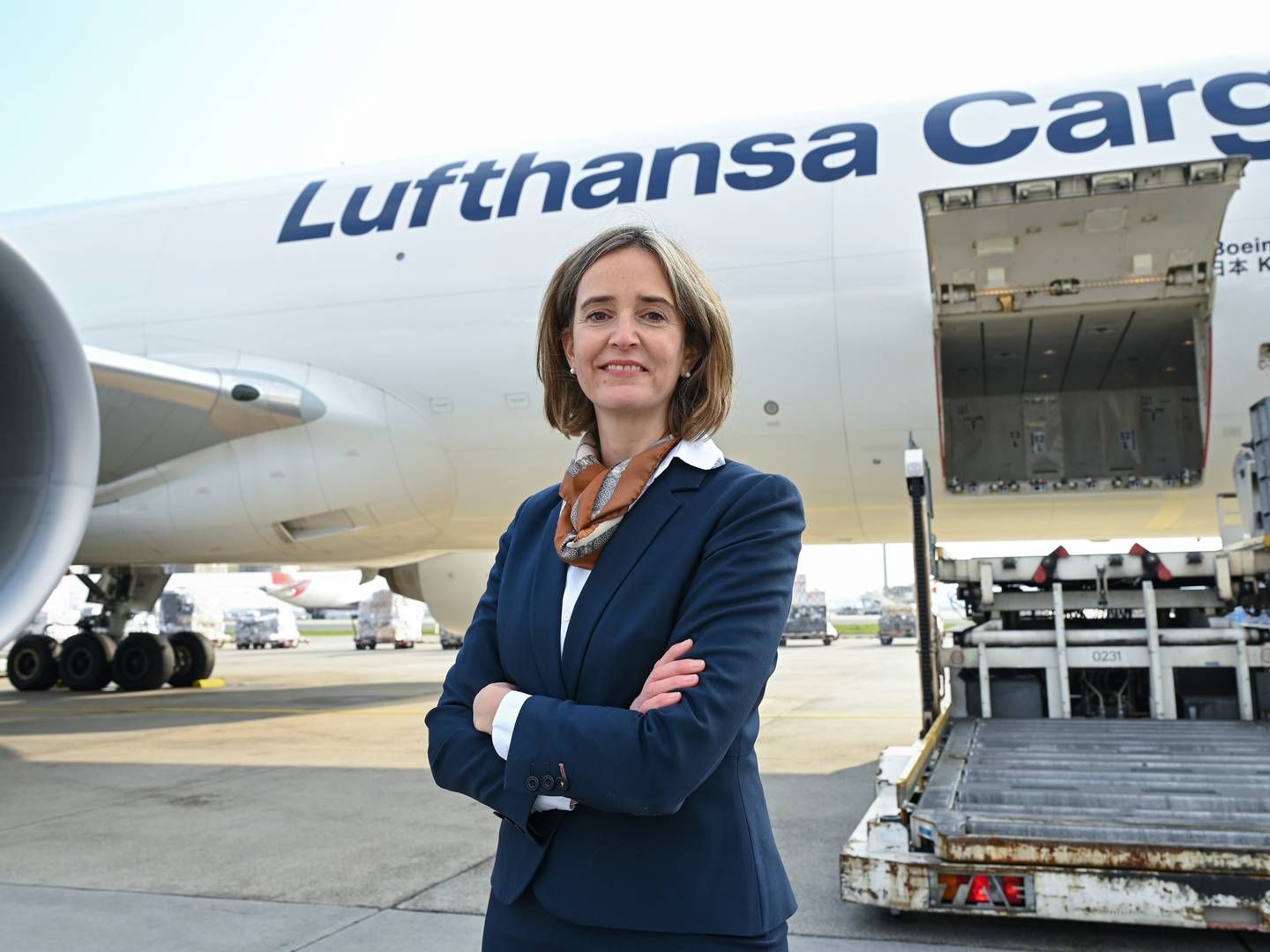 Dorothea von Boxberg, adm. direktør for Lufthansa Cargo. | Foto: Arne Dedert/AP/Ritzau Scanpix