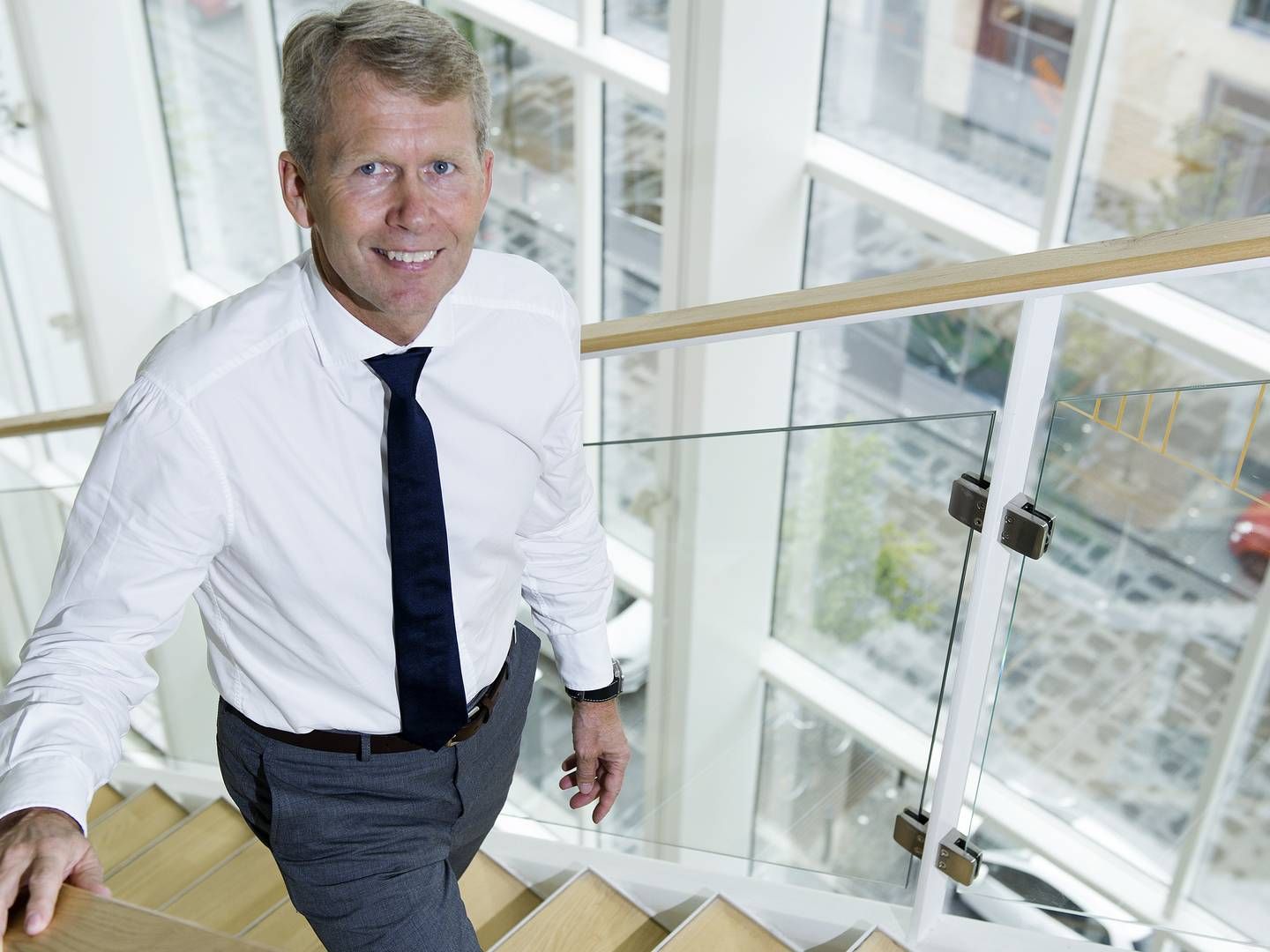 Lægernes Bank med adm. direktør Chresten Dengsøe i spidsen har stor vækst på bankens eget boliglånsprodukt. | Foto: Lægernes Pension & Bank