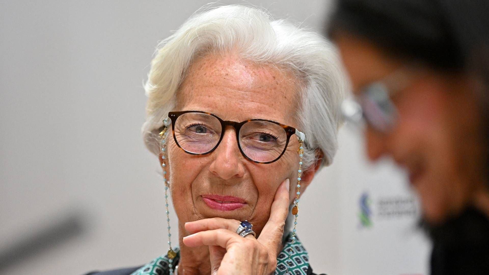 Christine Legarde er chef for de nEuropæiske Centralbank. | Foto: PR /Sparekassen Kronjylland/AFP / AFP