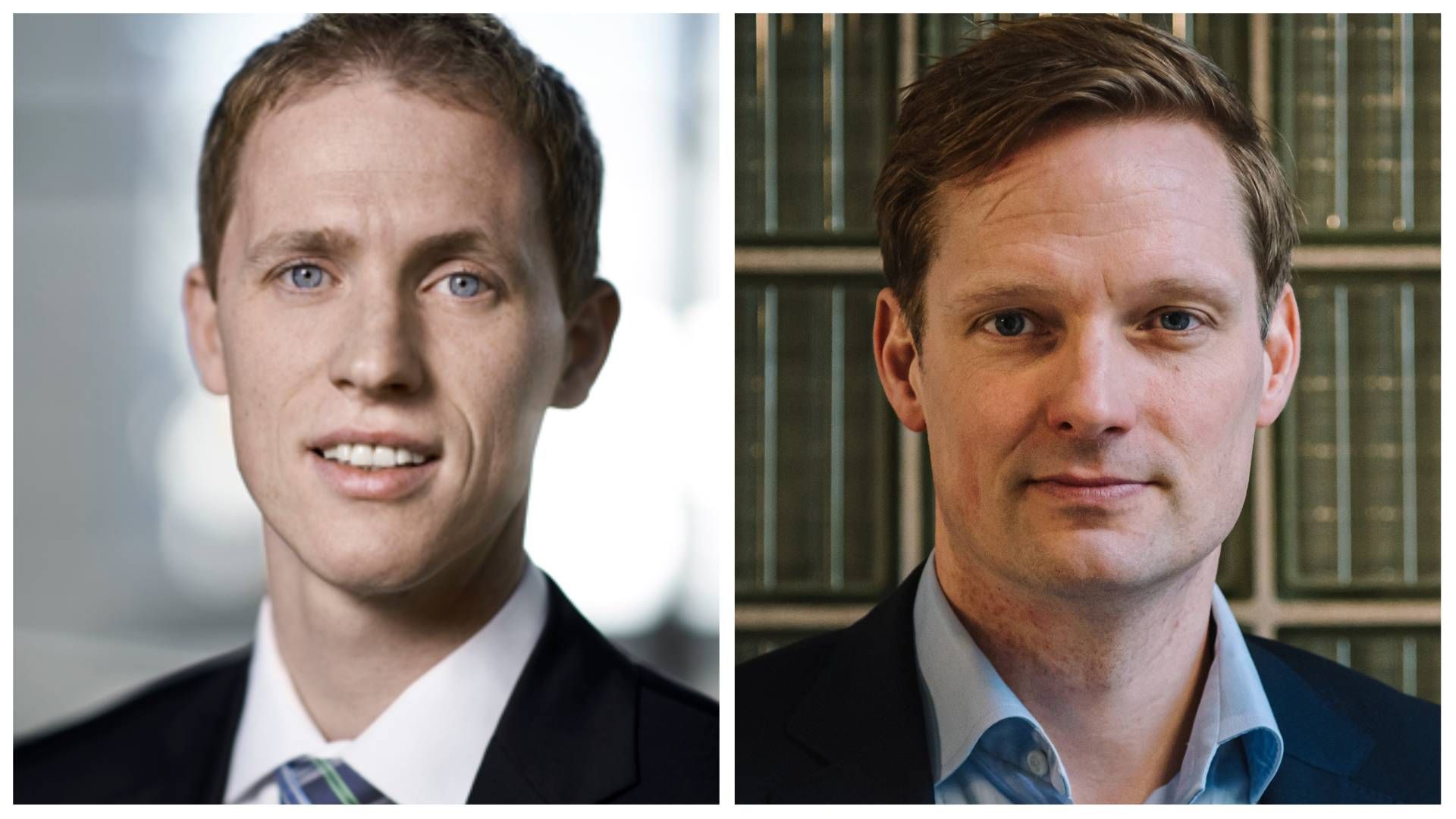 Jakob Møller Petersen (left) is replacing Thorsten Meyer Larsen (right) as head of ESG at BankInvest. | Photo: PR/Bankinvest