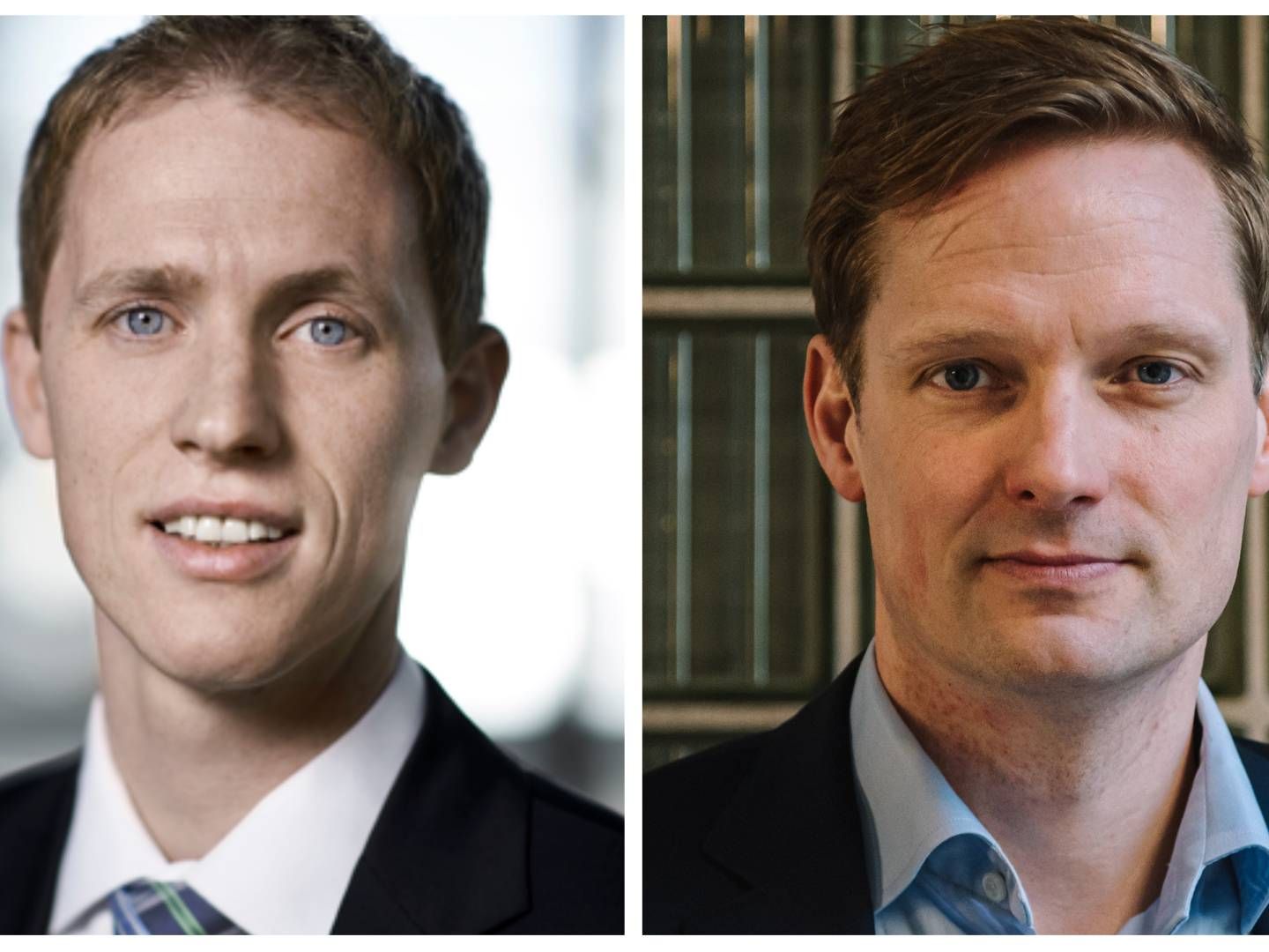 Jakob Møller Petersen (left) is replacing Thorsten Meyer Larsen (right) as head of ESG at BankInvest. | Photo: PR/Bankinvest