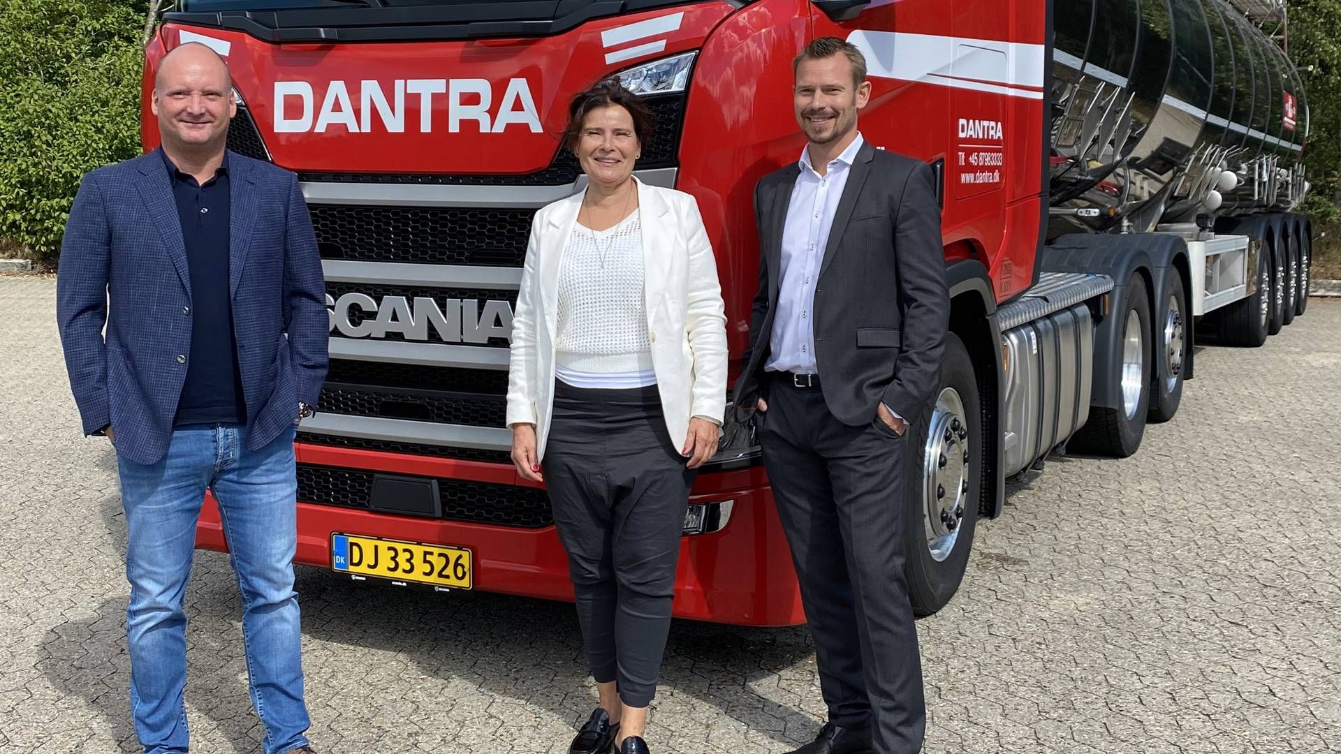 Kenneth Jensen (t.v.) træder tilbage som adm. direktør i Dantra og overlader i stedet posten til Marc Ahrenfeld Jeel (t.h.) | Foto: PR / Dantra Group