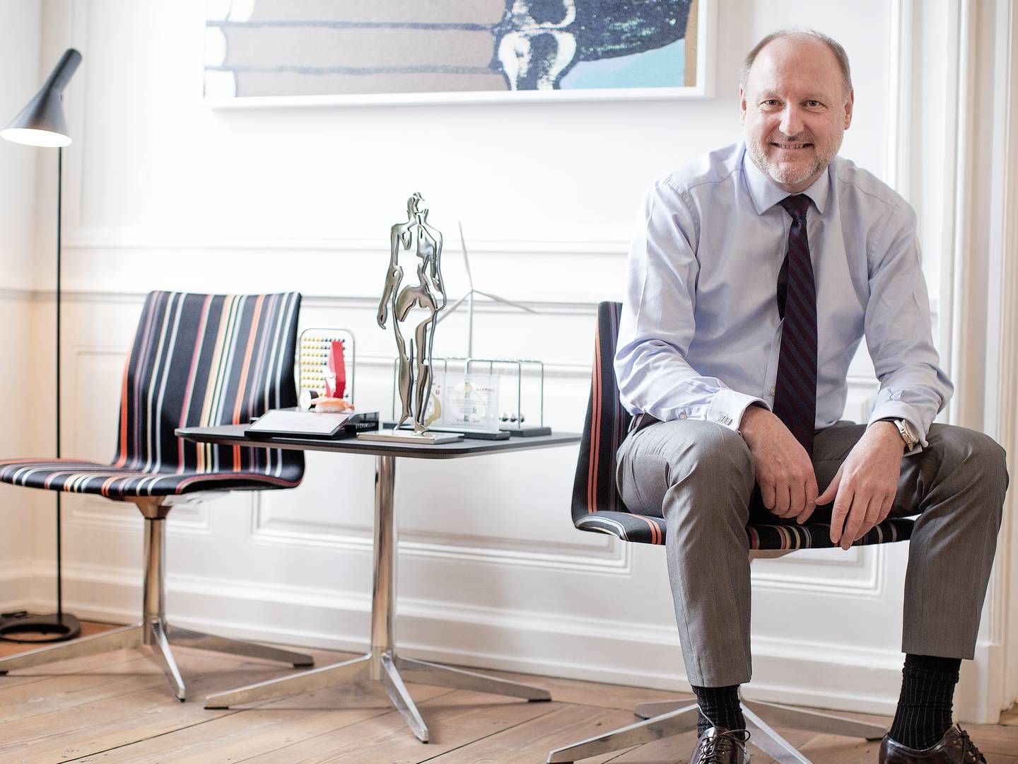 Erik Holm er på samme tid udtrådt af bestyrelsen i interiør- og møbelvirksomhederne Ferm Living, Wendelbo Møbel Design og restaurantkæden Sticks 'n Sushi. | Foto: Stine Bidstrup/ERH