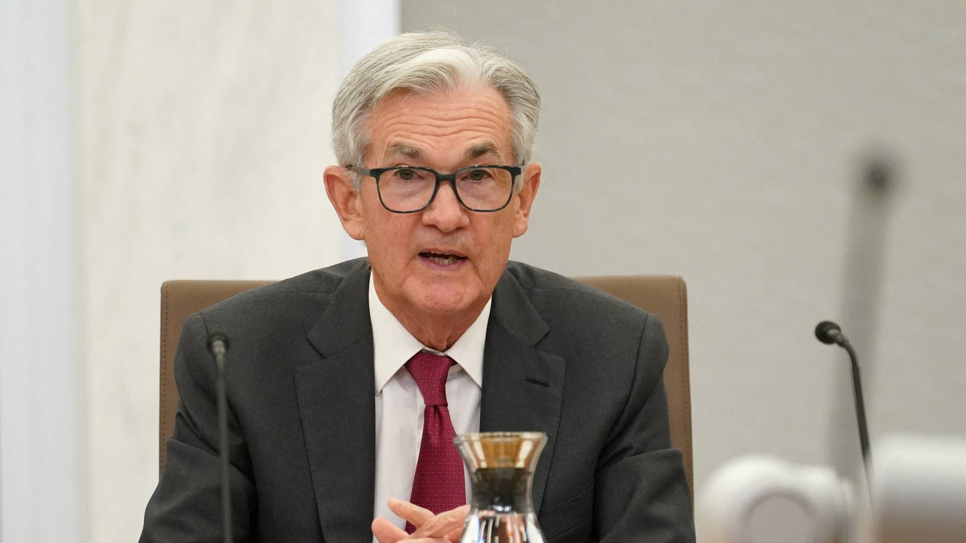 Jerome Powell, formand for den amerikanske centralbank, ser stort behov for regulering af kryptovaluta. | Foto: Kevin Lamarque/REUTERS / X00157