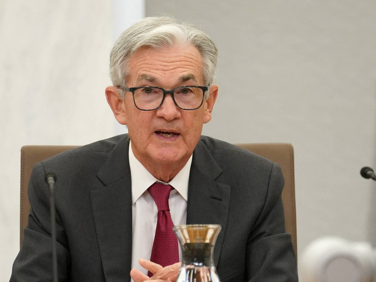 Jerome Powell, formand for den amerikanske centralbank, ser stort behov for regulering af kryptovaluta. | Foto: Kevin Lamarque/REUTERS / X00157