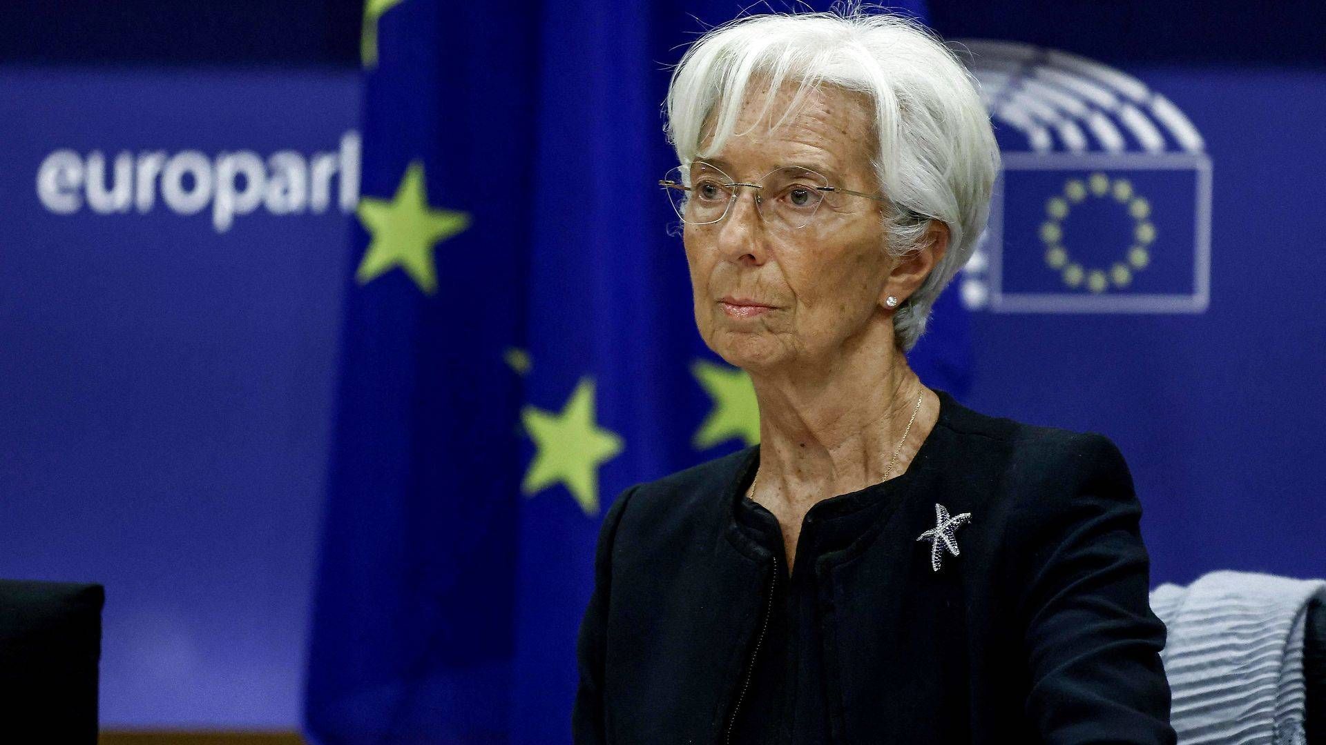 Centralbankchef for ECB, Christine Lagarde, forudser mange flere renteforhøjelser. Foto: Kenzo Tribouillard/AFP/Ritzau Scanpix