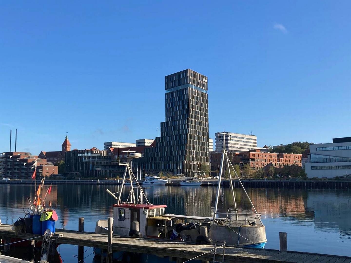 Alsik Hotel er tænkt som kronjuvelen i masterplanen for omdannelsen af havnefronten i Sønderborg. På 16. etage er der en udkigsplatform, som er åben og gratis for alle. | Foto: Frederik Therkildsen