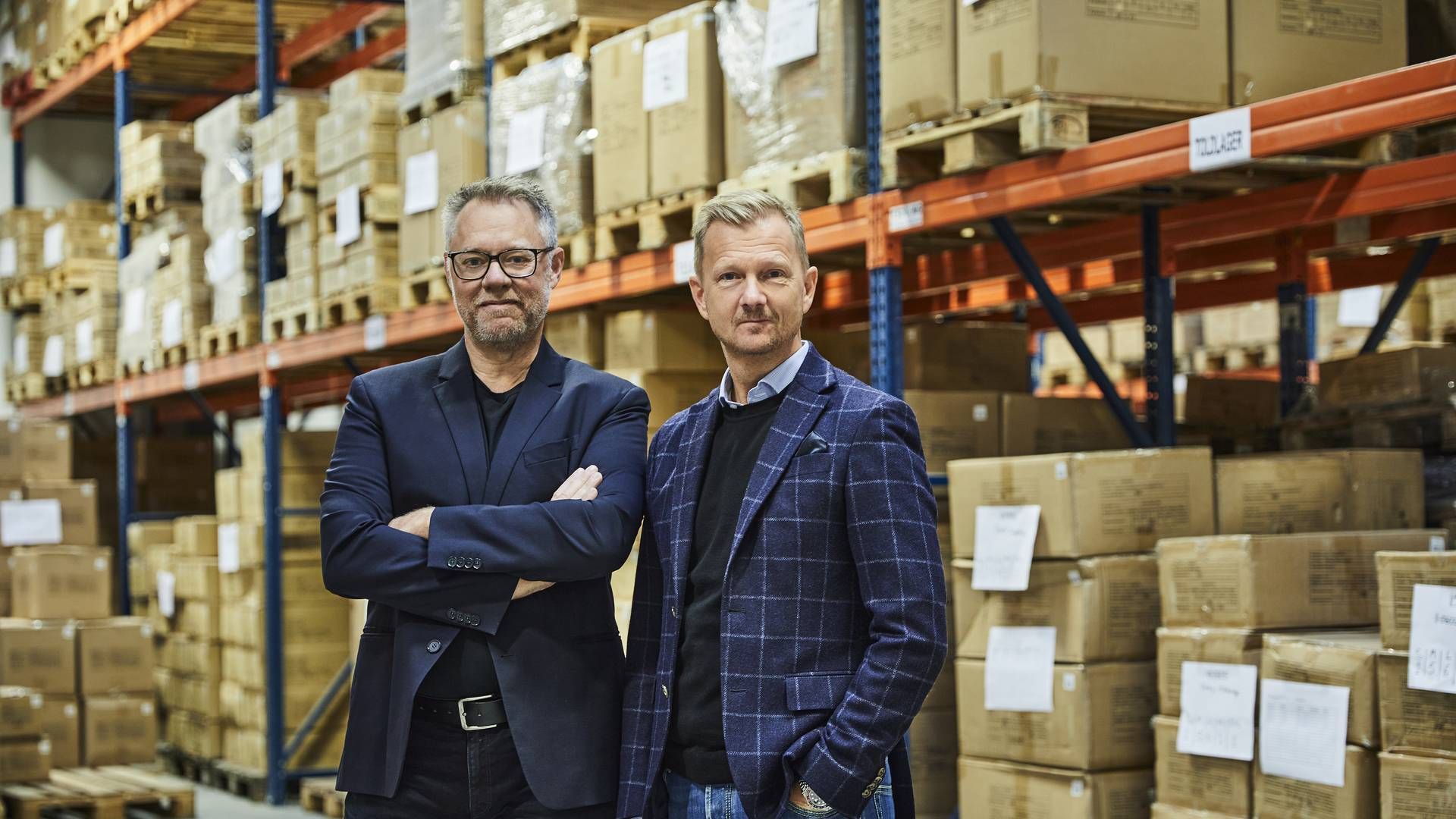 Adm. direktør Søren Lauridsen (tv) og direktør Heine Østergaard (th). | Foto: Startex/PR.