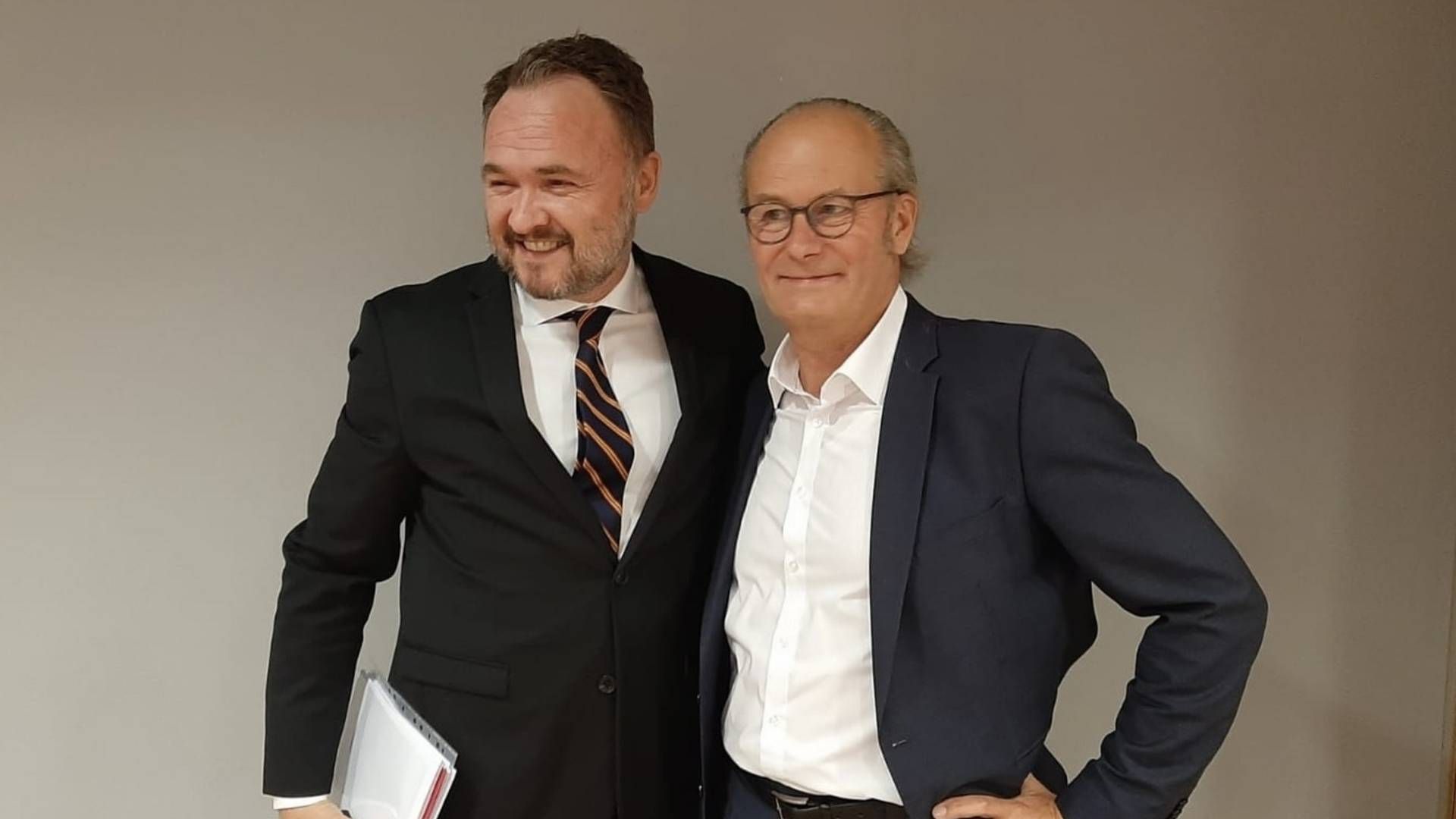 Minister of Climate, Energy and Utilities Dan Jørgensen put his signature on the agreement together with his Luxembourgian counterpart, Claude Turmes. | Photo: Le Gouvernement Luxembourgeois