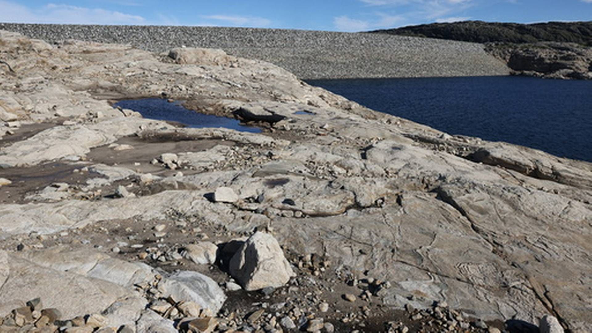 Blåsjø, det største kraftmagasinet i Norge, er blant stedene som har hatt lav vannstand i år. | Foto: Foto: Ørn E. Borgen / NTB
