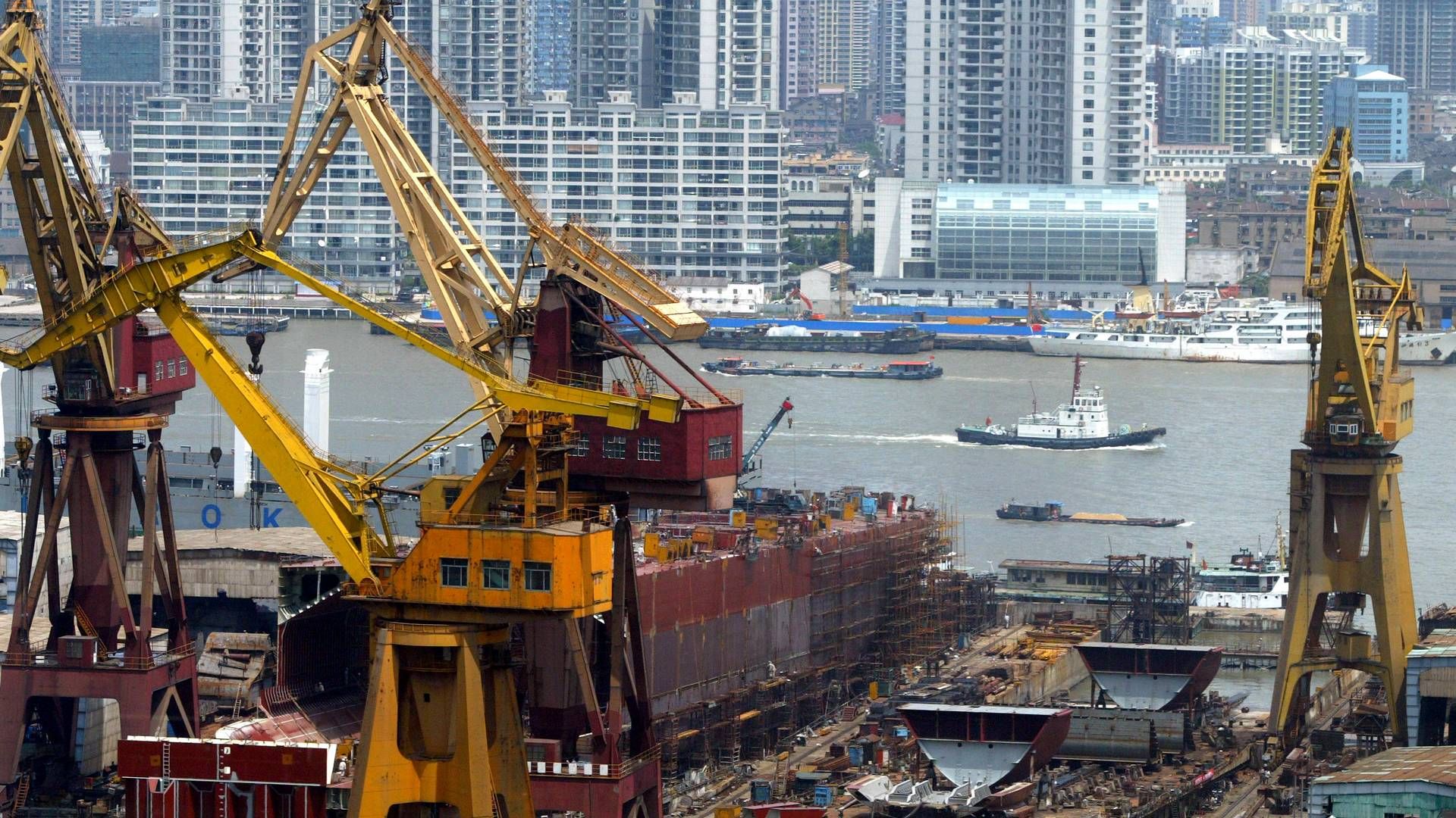 Archival image – Chinese shipyard. | Photo: Claro Cortes Iv/Reuters/Ritzau Scanpix