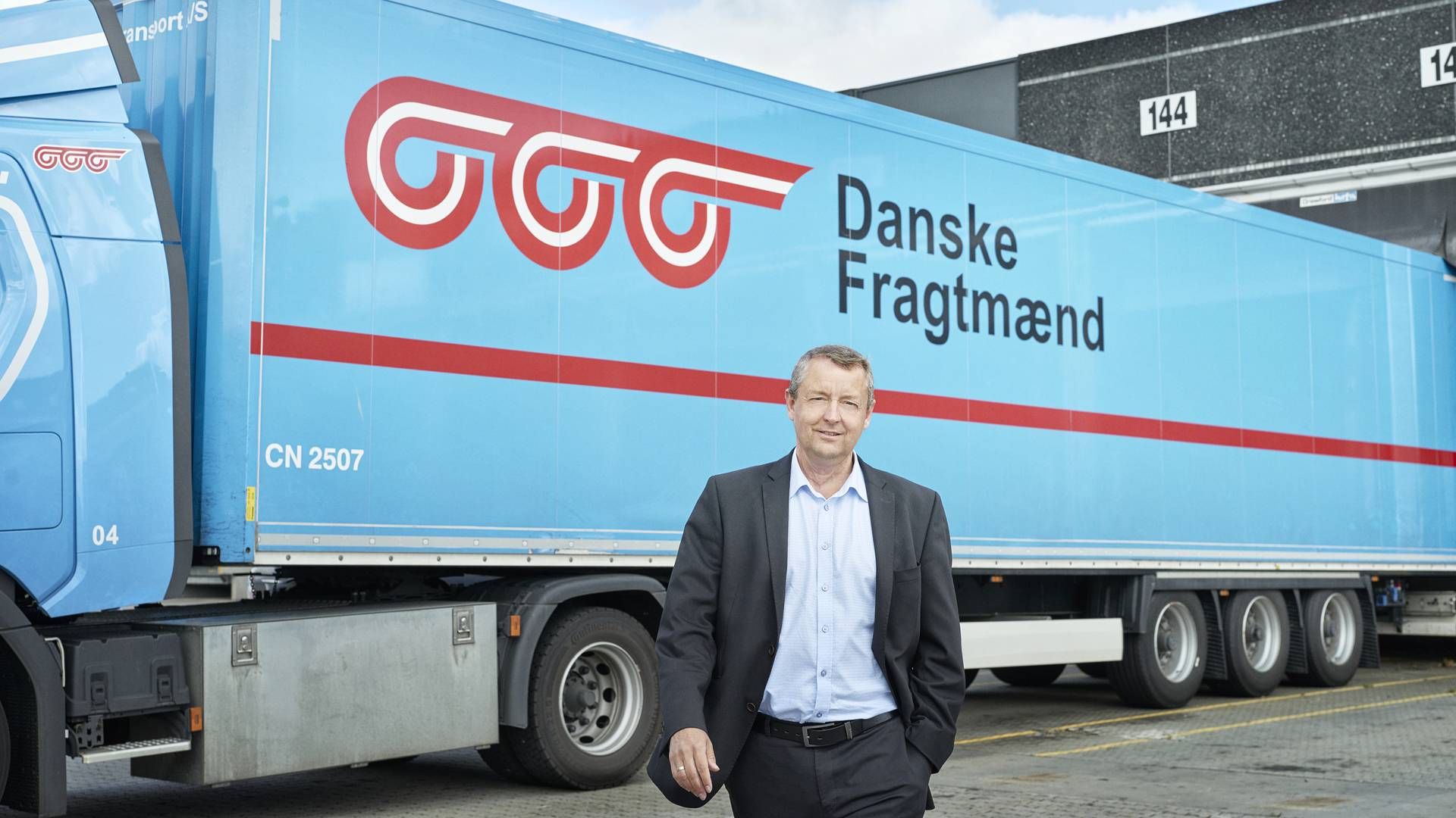 Jørn P. Skov, topchef for Danske Fragtmænd, kommer til at sænke forventningerne til indtjeningen i 2023. | Foto: PR / Danske Fragtmænd