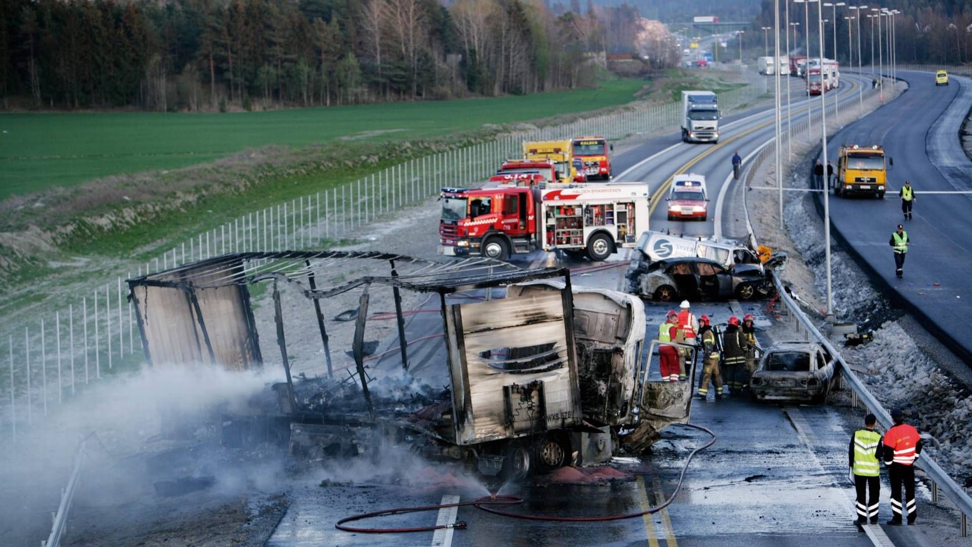 IKKE NEDGANG: Tall fra Gjensidige viser at antall trafikkskadde på norske veier ikke går ned. | Foto: Gjensidige