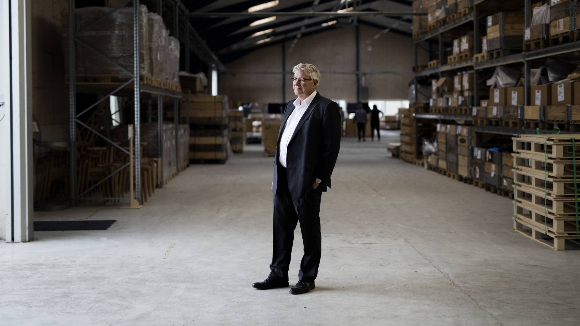 Knud Erik Hansen, medejer af og adm. direktør for Carl Hansen & Søn, der blandt andet producerer møbelklassikeren Y-stolen. | Foto: Louise Herrche Serup