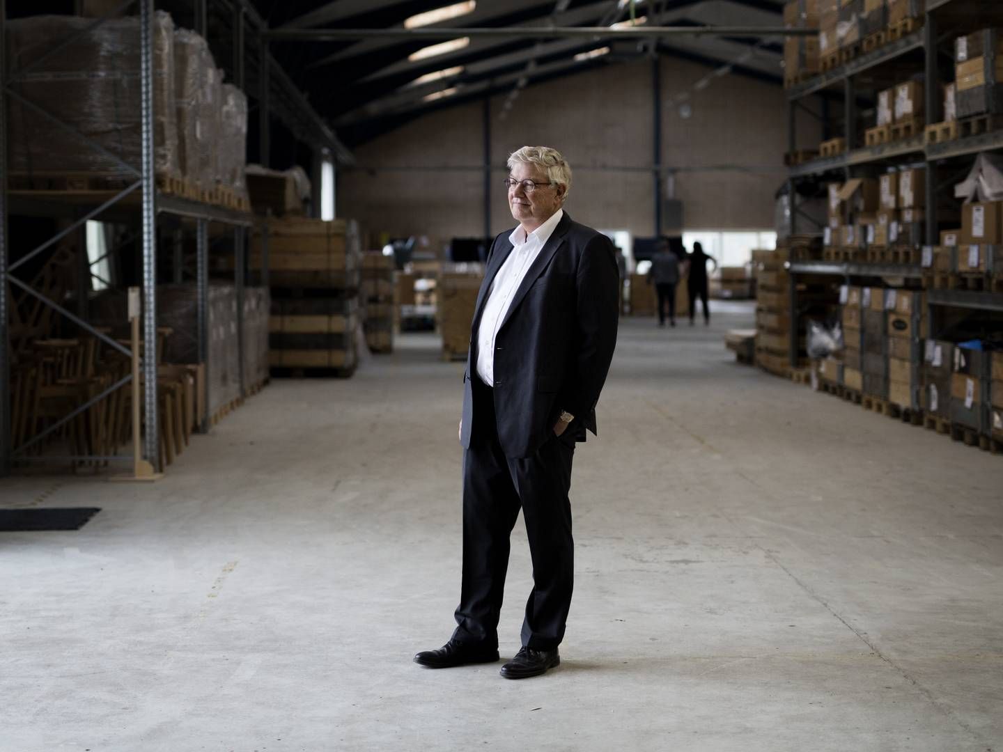 Knud Erik Hansen, medejer af og adm. direktør for Carl Hansen & Søn, der blandt andet producerer møbelklassikeren Y-stolen. | Foto: Louise Herrche Serup