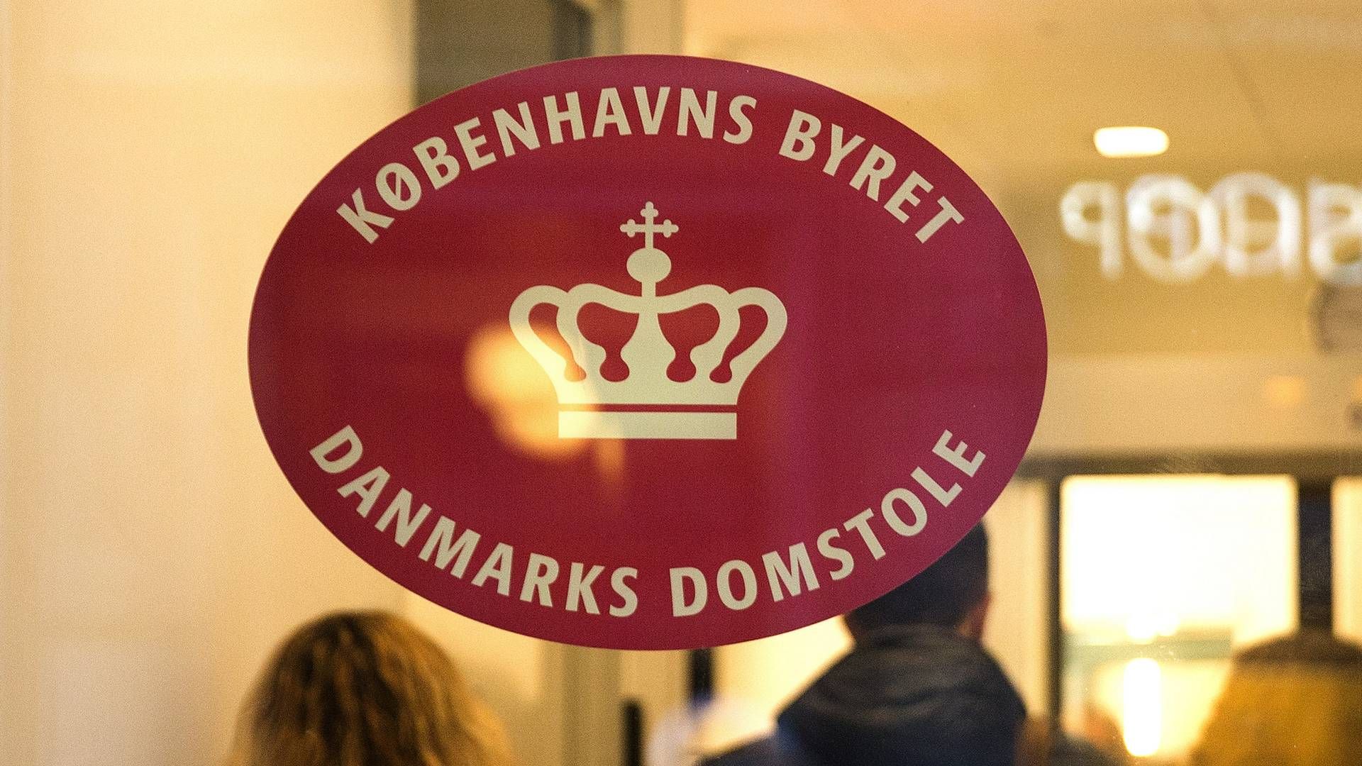 Sign reading Copenhagen district court | Photo: Finn Frandsen