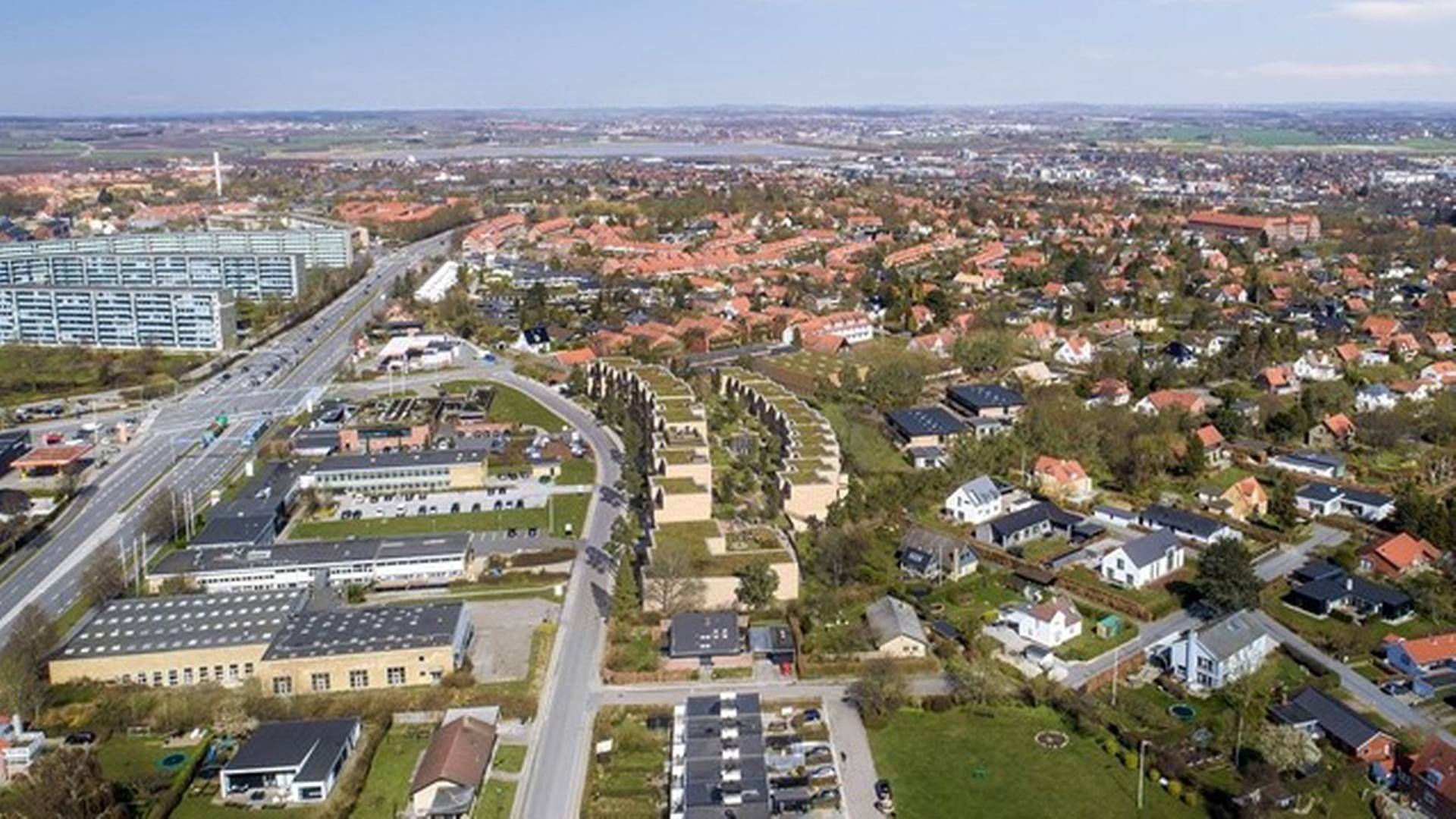De over 200 boliger skal opføres på Agerbæksvej i Risskov. | Foto: PR-visualisering: C.F. Møller Architects