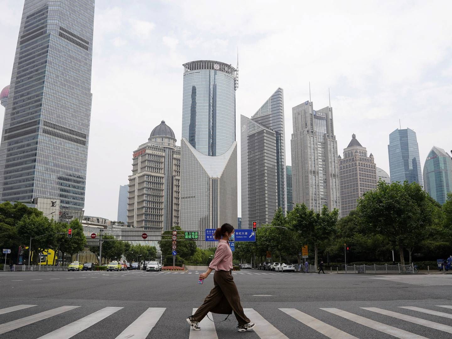 Tomme gader i Shanghai Kina har også betydet tomme lommer for modermælksselskabet Mille Food, der udelukkende eksporterer til det kinesiske marked. | Foto: STAFF/REUTERS / X01095